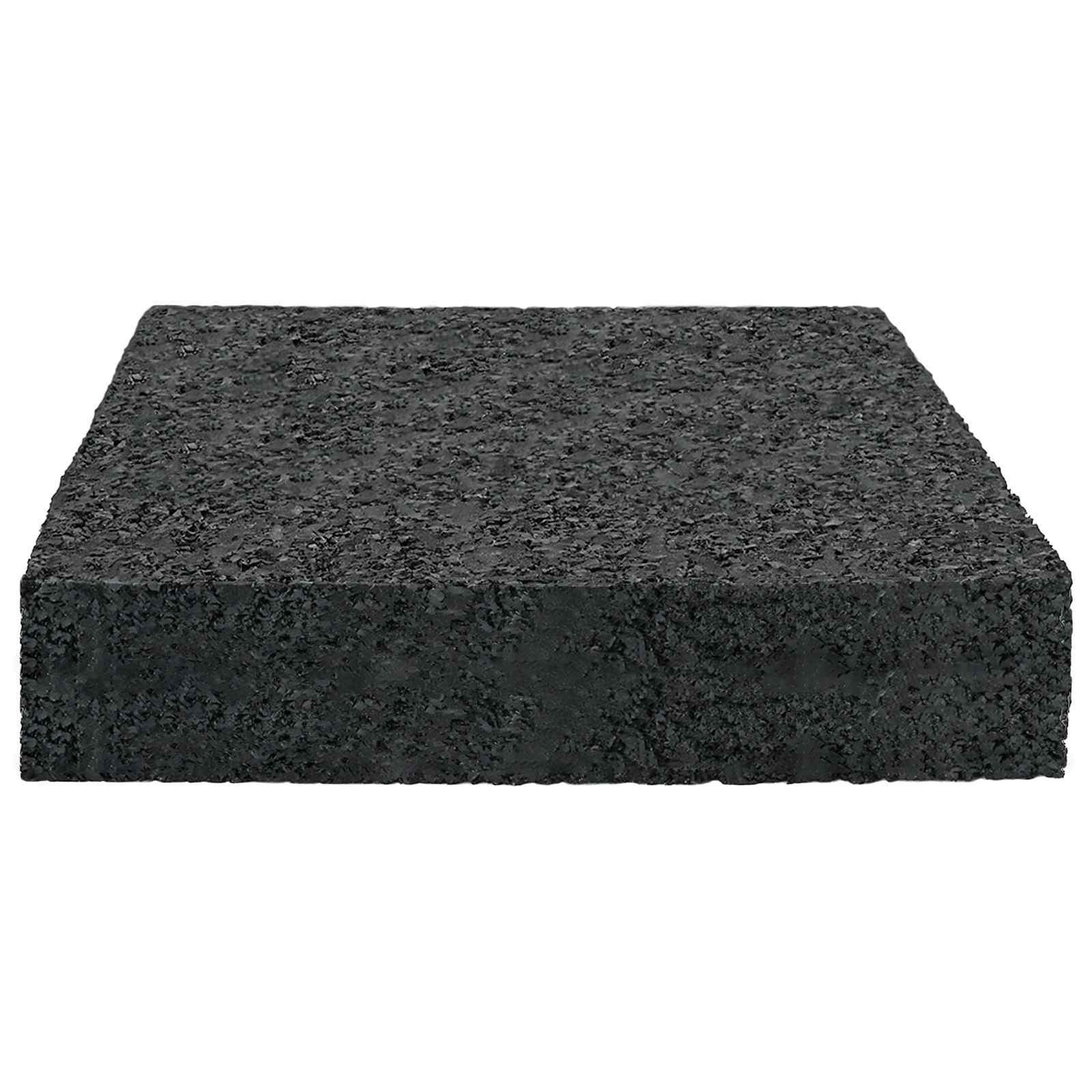 Gumenasti granulatni vanjski pod Crna 9 x 9 x 2 cm Guma