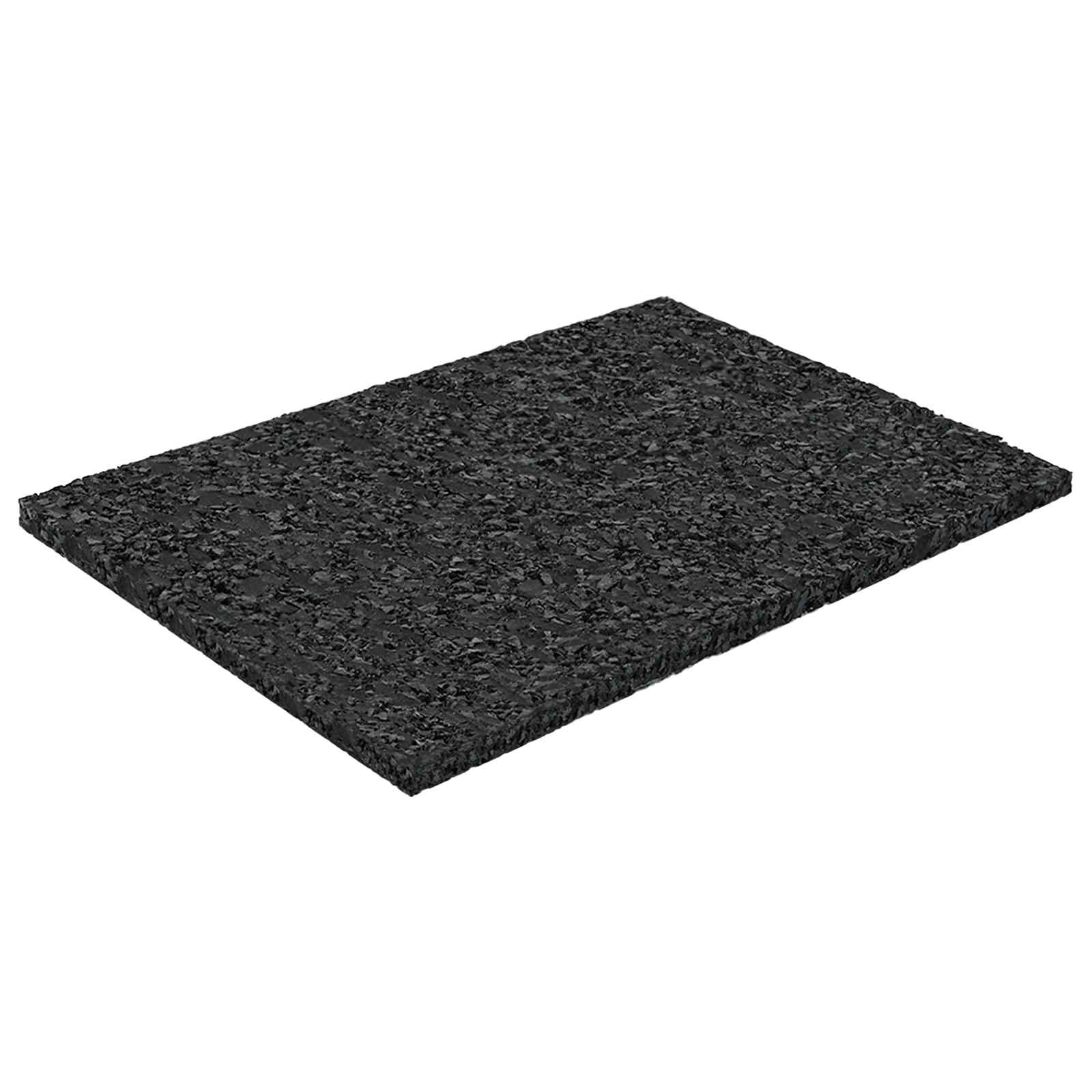Gumenasti granulatni vanjski pod Crna 6 x 9 x 0,3 cm Guma