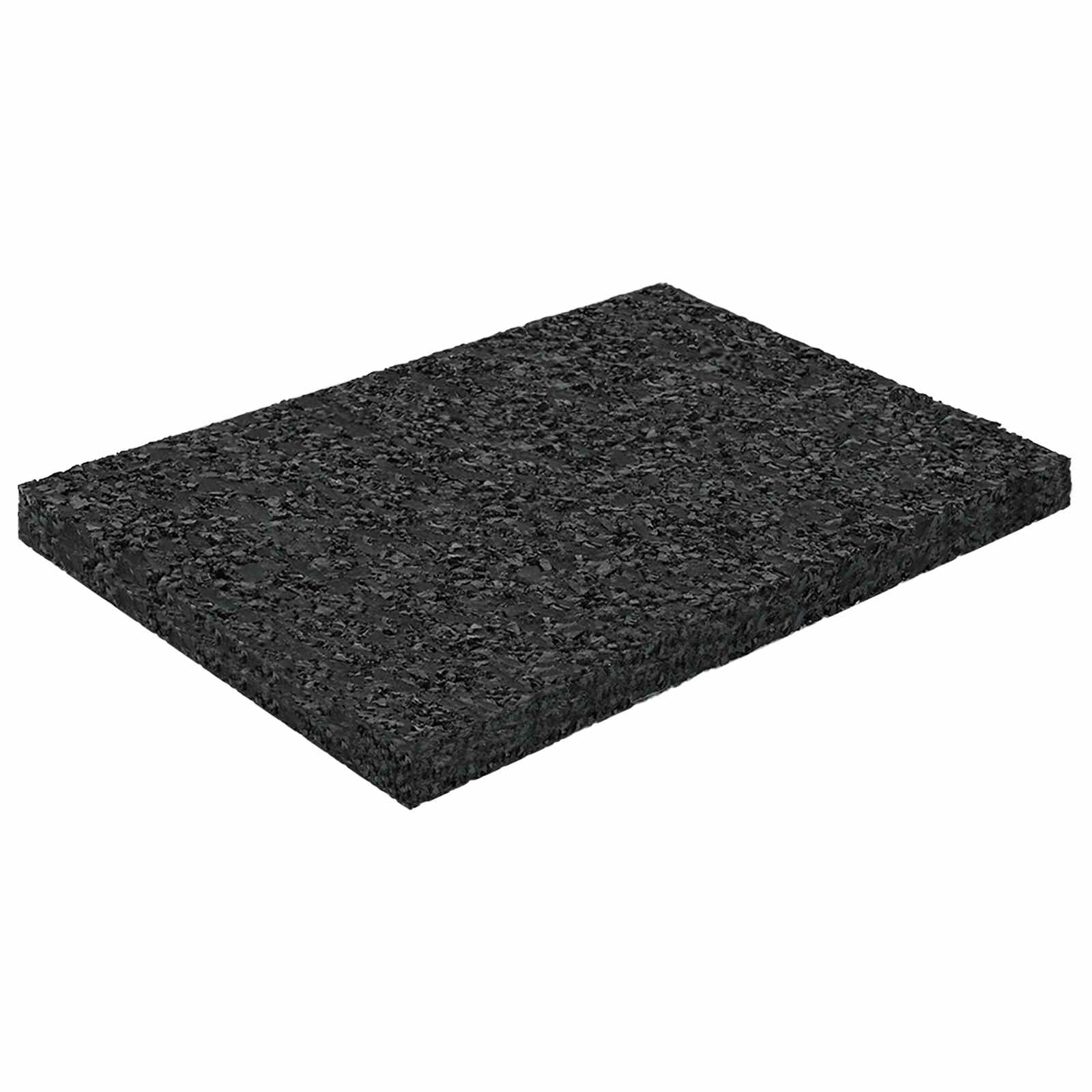 Gumenasti granulatni vanjski pod Crna 6 x 9 x 0,6 cm Guma