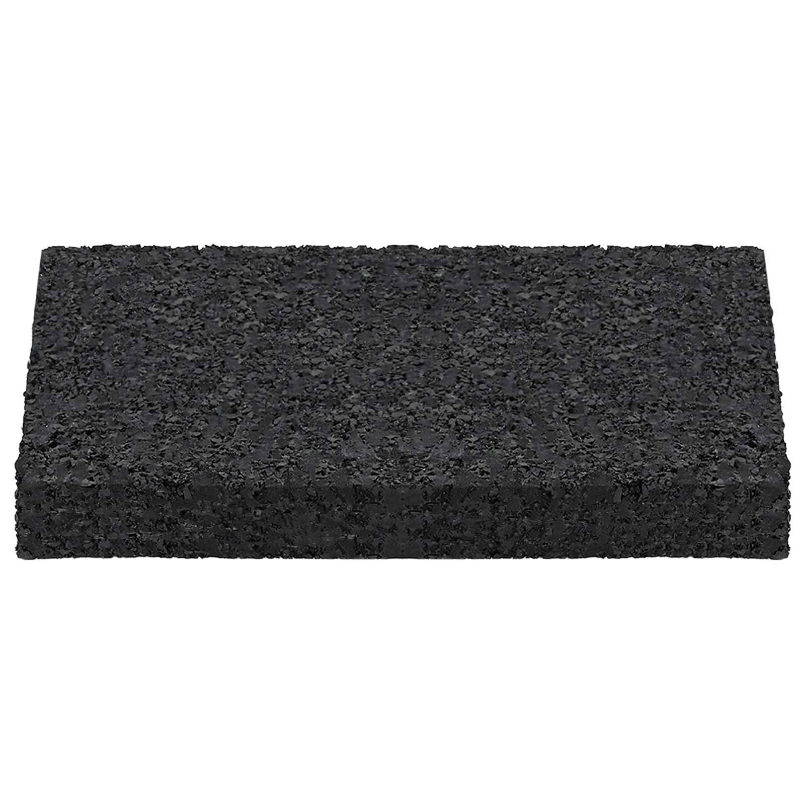 Gumenasti granulatni vanjski pod Crna 6 x 9 x 1 cm Guma