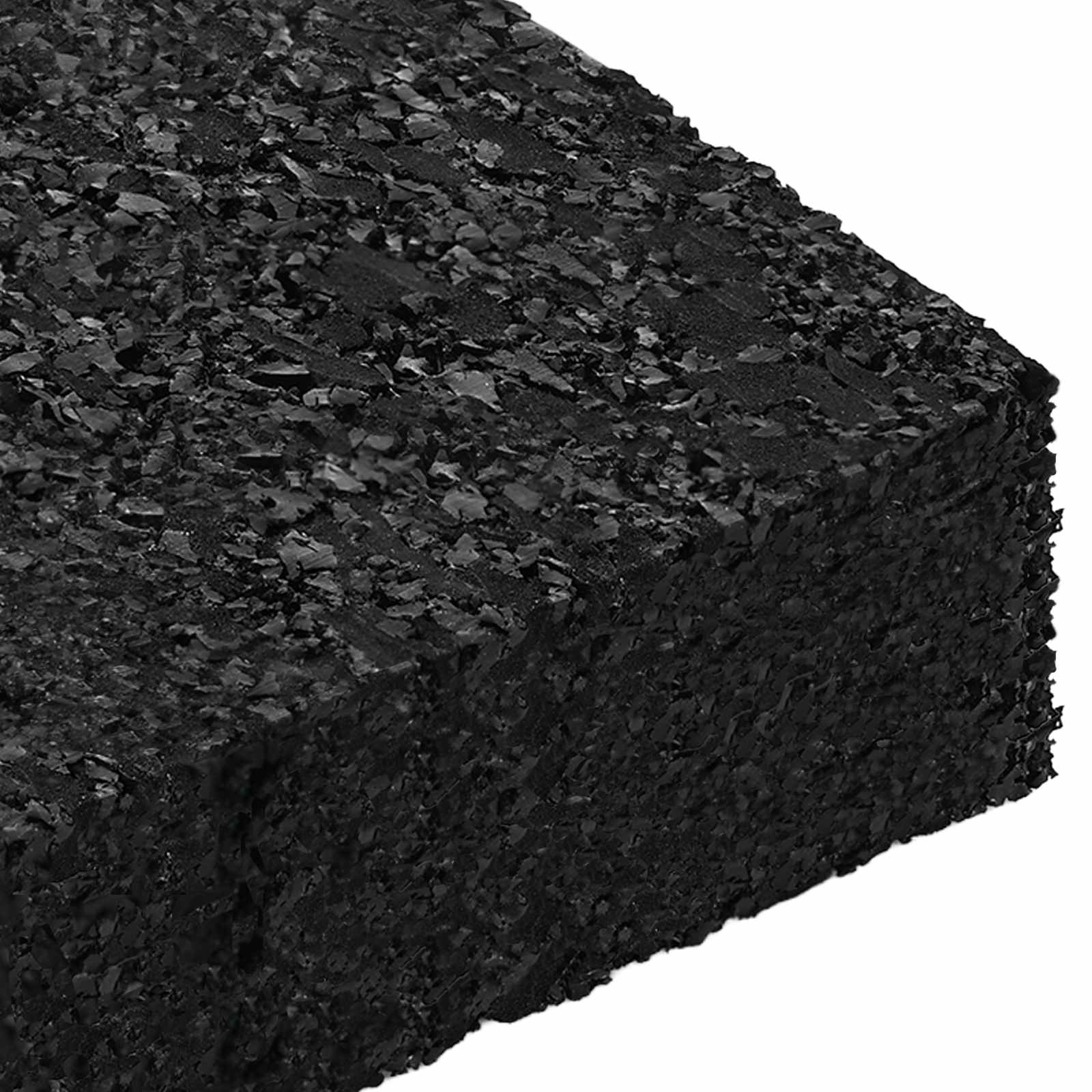 Gumenasti granulatni vanjski pod Crna 6 x 9 x 2 cm Guma
