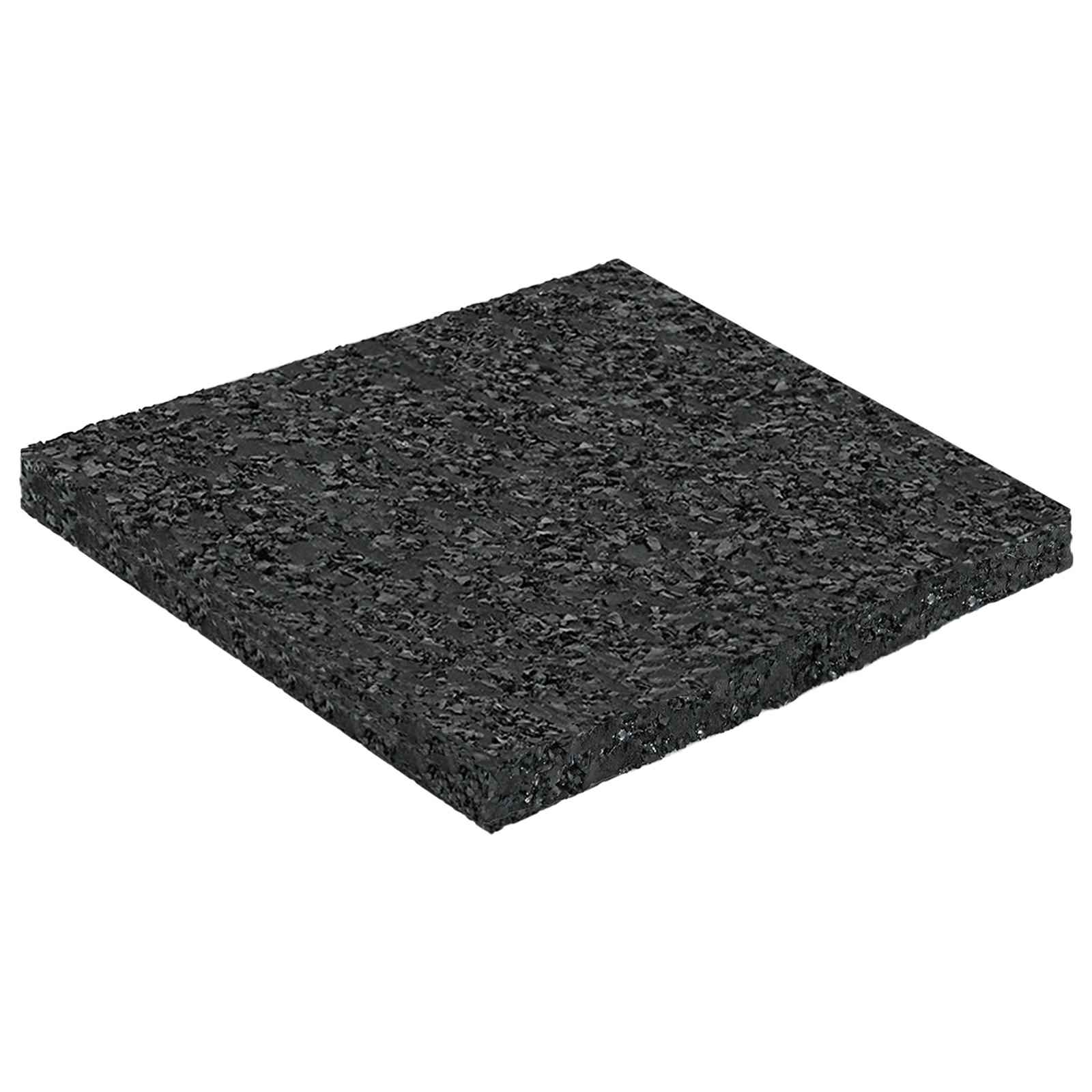 Gumenasti granulatni vanjski pod Crna 9 x 9 x 0,6 cm Guma