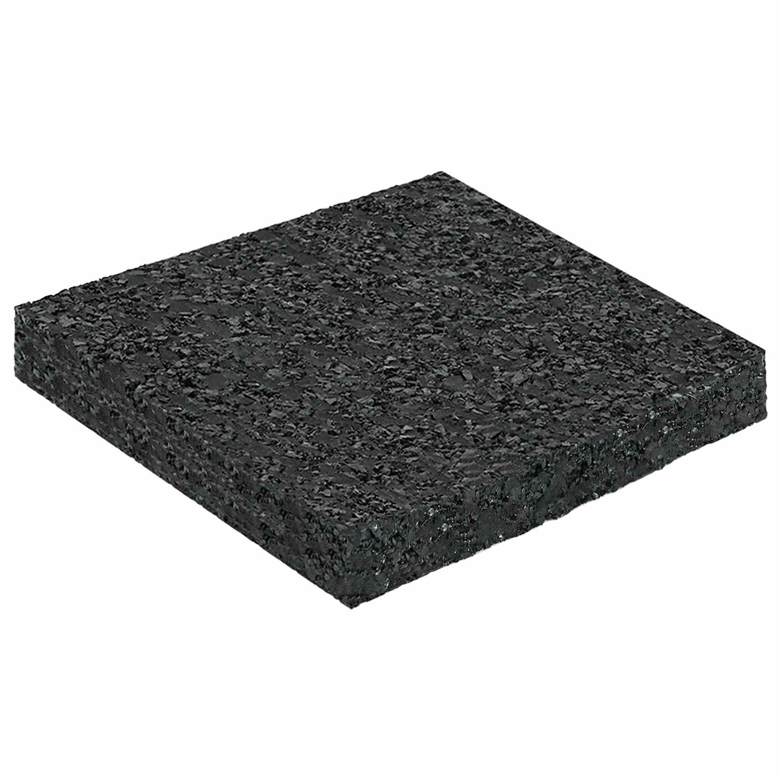 Gumenasti granulatni vanjski pod Crna 9 x 9 x 1 cm Guma