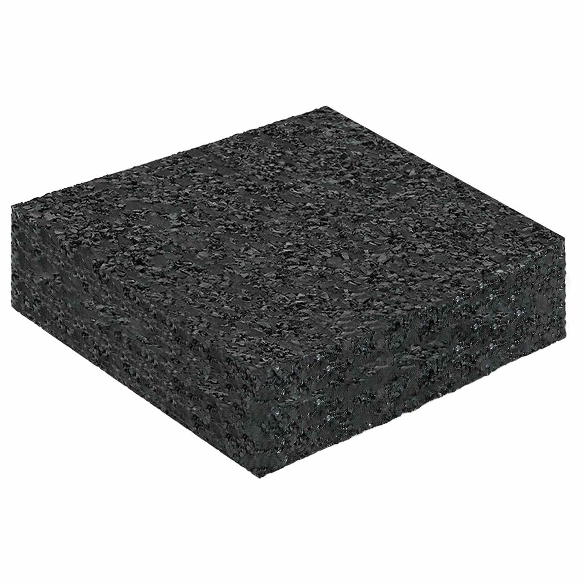 Gumenasti granulatni vanjski pod Crna 9 x 9 x 2 cm Guma
