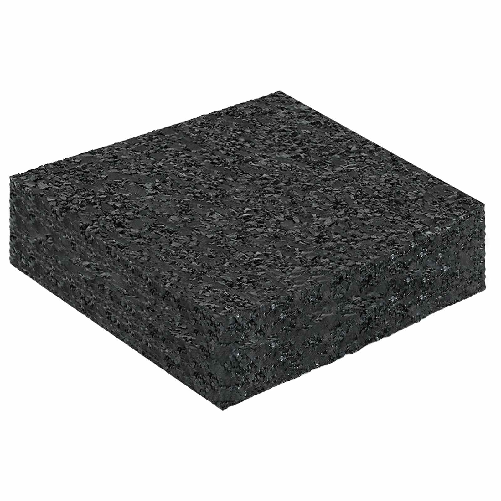 Gumenasti granulatni vanjski pod Crna 9 x 9 x 2 cm Guma