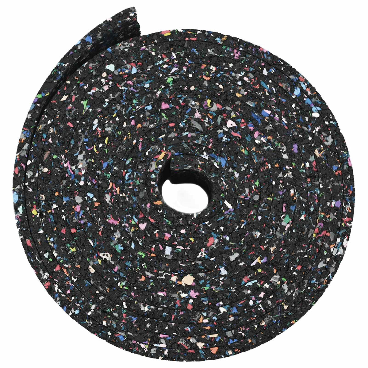 Gumena granulatna ploča Crna 1000 x 12 x 0,6 cm Guma