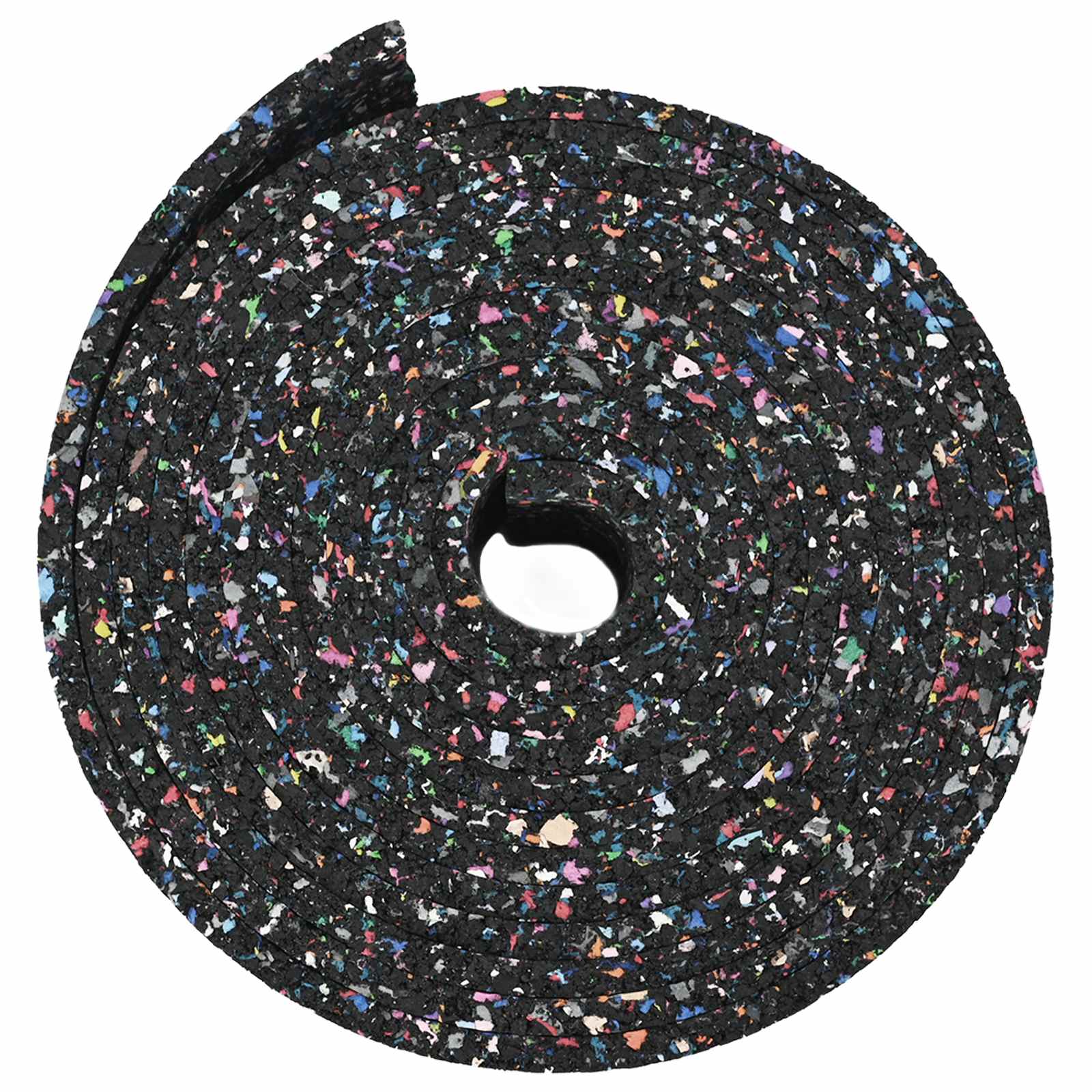 Gumena granulatna ploča Crna 1000 x 12 x 0,8 cm Guma