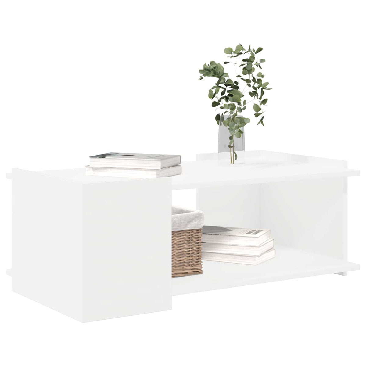 Kava Stol Bijela 90 x 50 x 33 cm Konstruirano drvo
