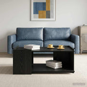 Kava Stol Crni hrast 90 x 50 x 33 cm Konstruirano drvo