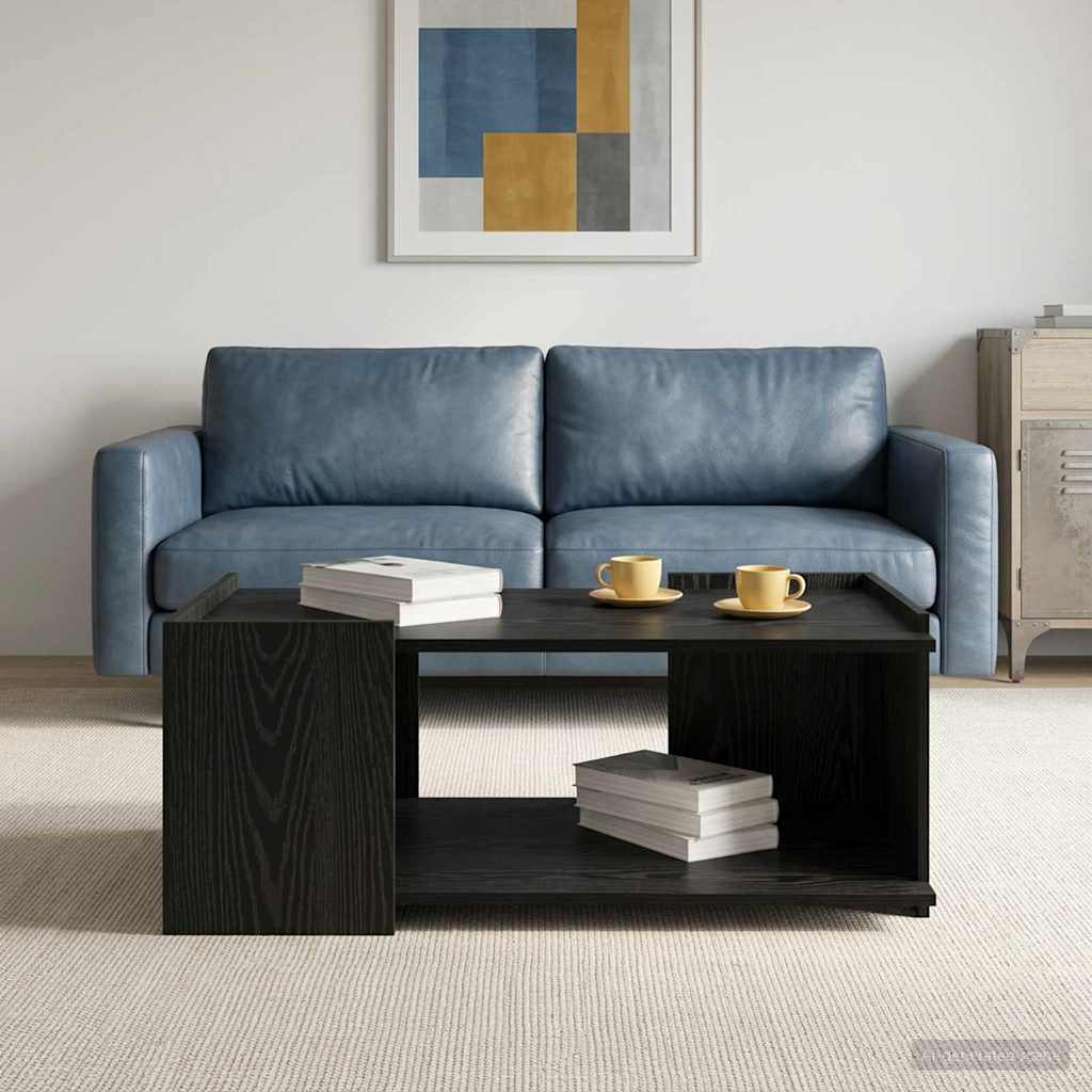 Kava Stol Crni hrast 90 x 50 x 33 cm Konstruirano drvo