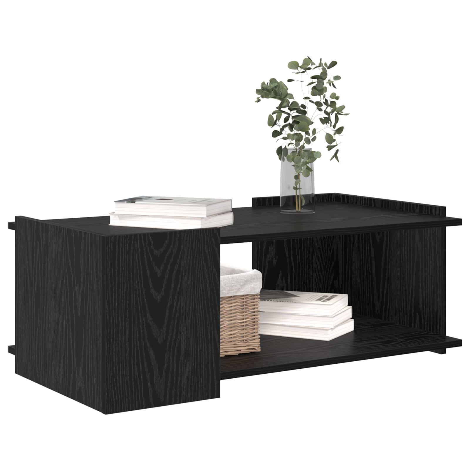 Kava Stol Crni hrast 90 x 50 x 33 cm Konstruirano drvo
