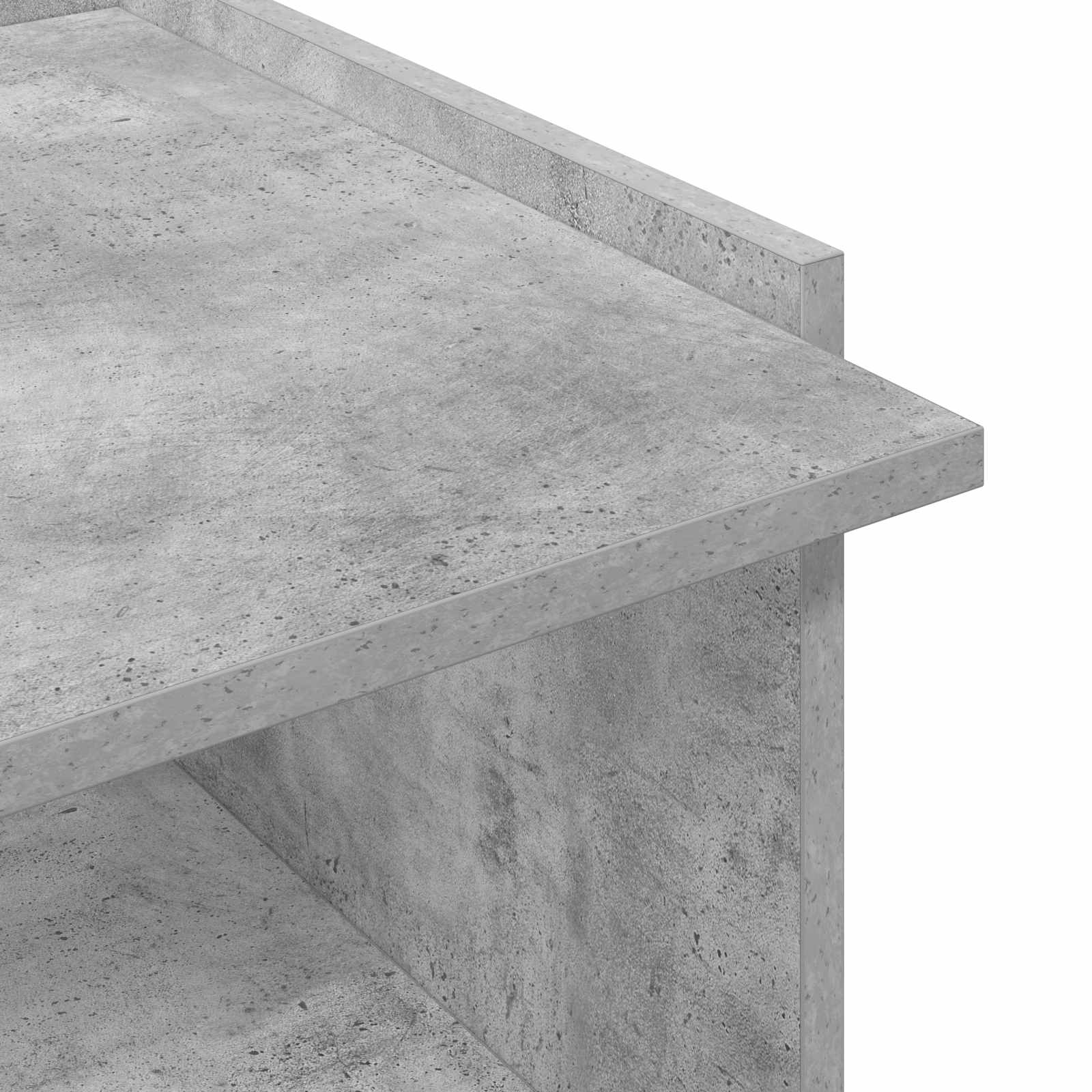 Kava Stol Betonska siva 90 x 50 x 33 cm Konstruirano drvo