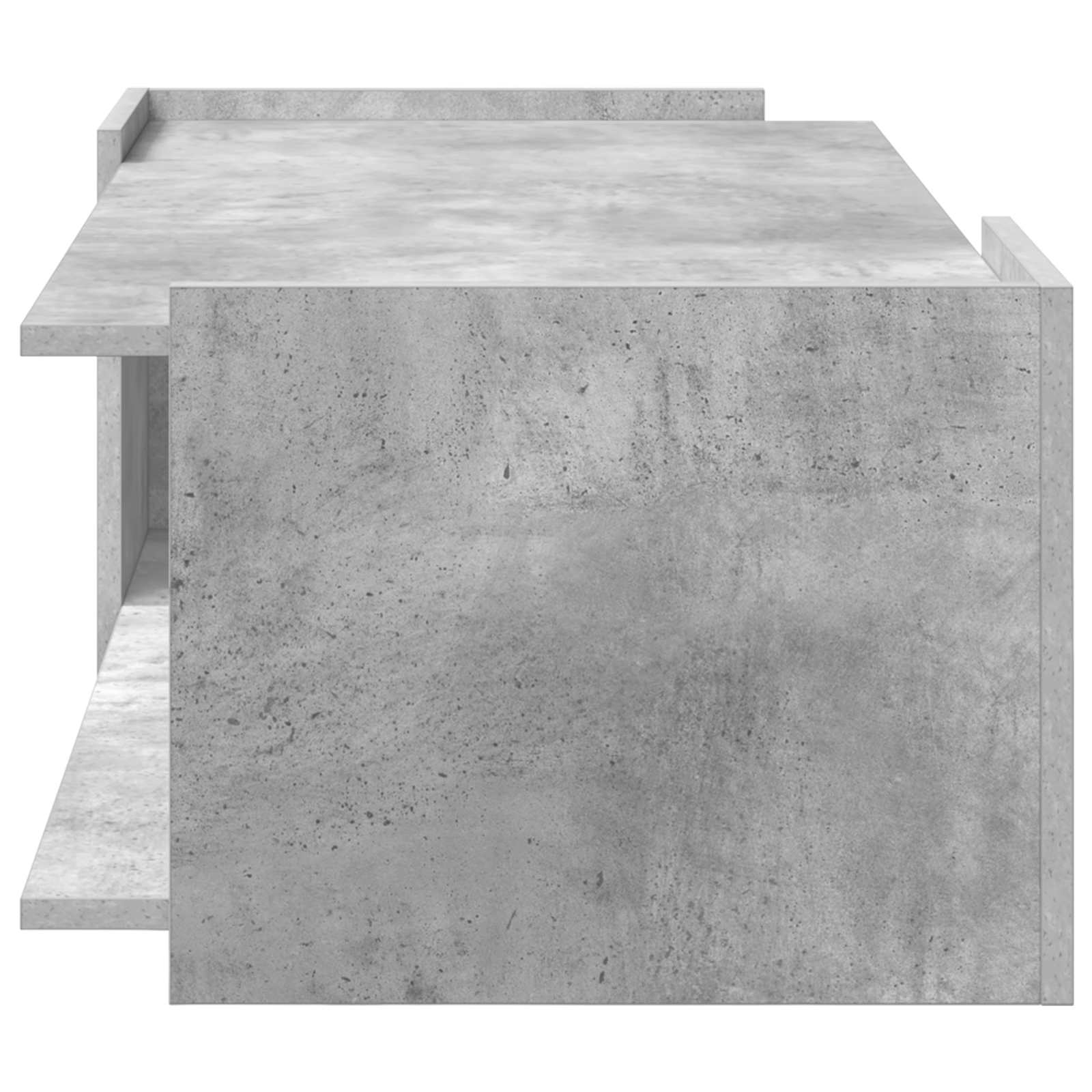 Kava Stol Betonska siva 90 x 50 x 33 cm Konstruirano drvo