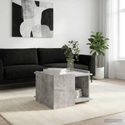 Kava Stol Betonska siva 50,5 x 50 x 33 cm Konstruirano drvo