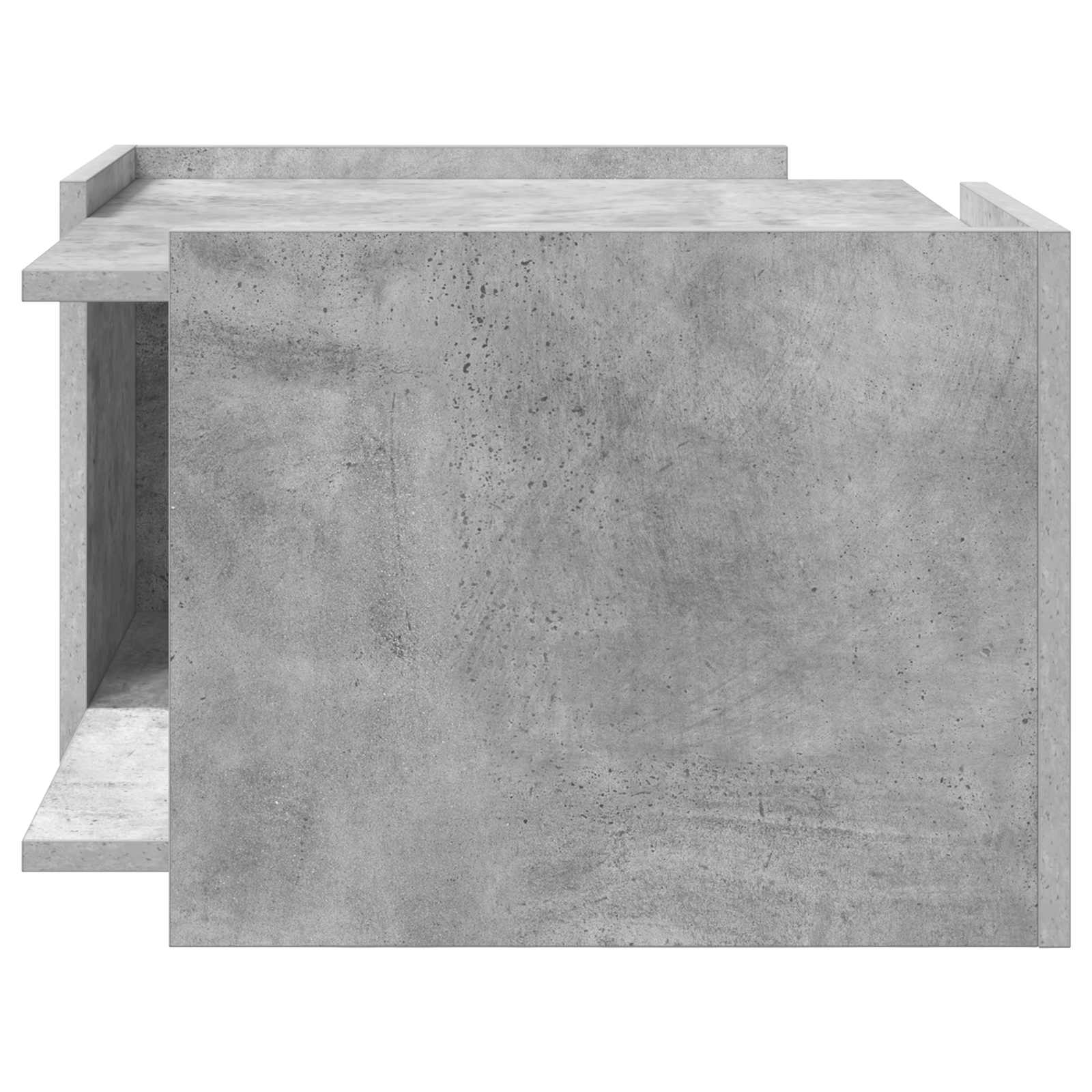 Kava Stol Betonska siva 50,5 x 50 x 33 cm Konstruirano drvo