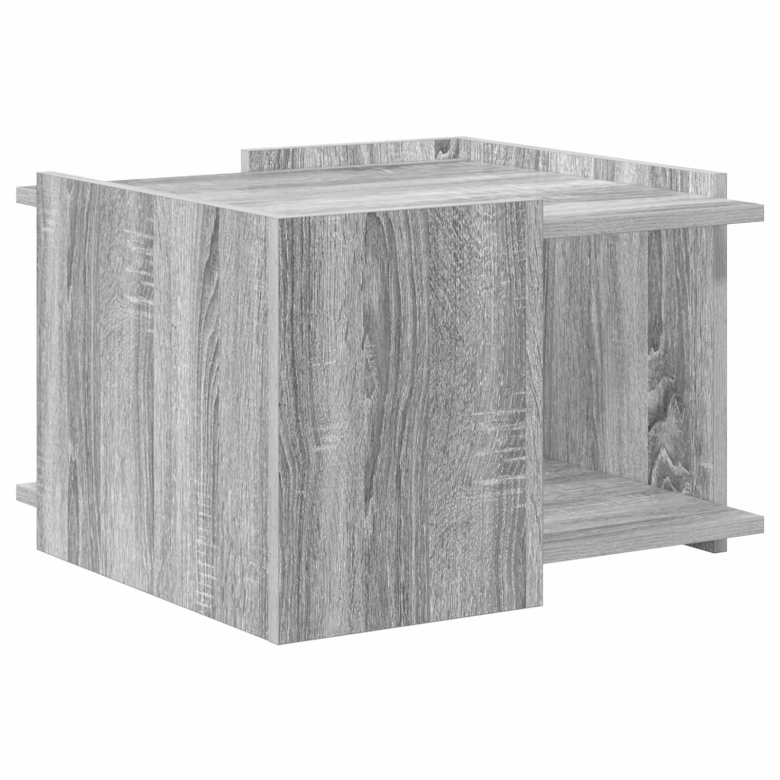 Kava Stol Siva sonoma 50,5 x 50 x 33 cm Konstruirano drvo