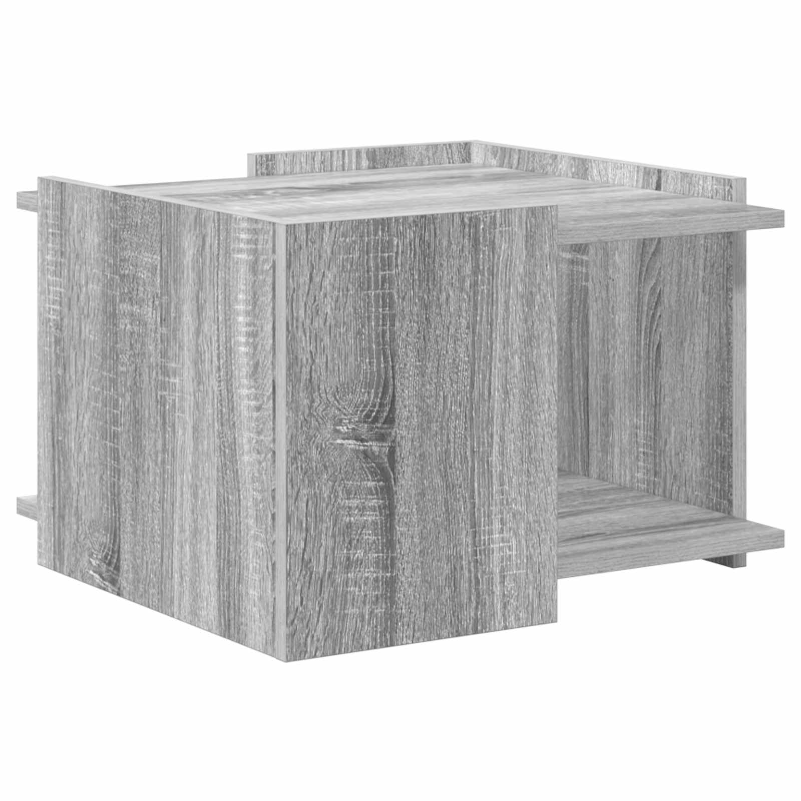 Kava Stol Siva sonoma 50,5 x 50 x 33 cm Konstruirano drvo