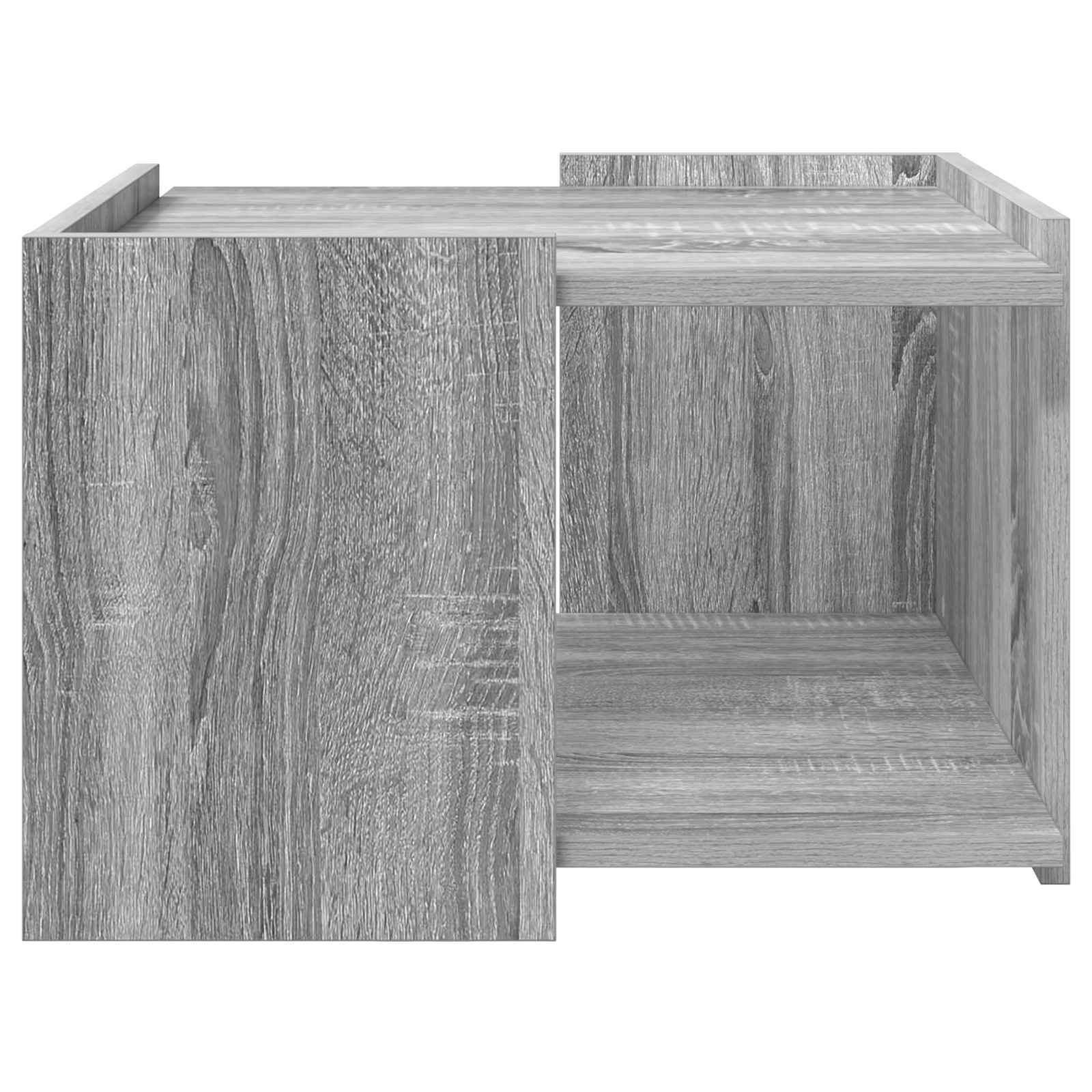 Kava Stol Siva sonoma 50,5 x 50 x 33 cm Konstruirano drvo