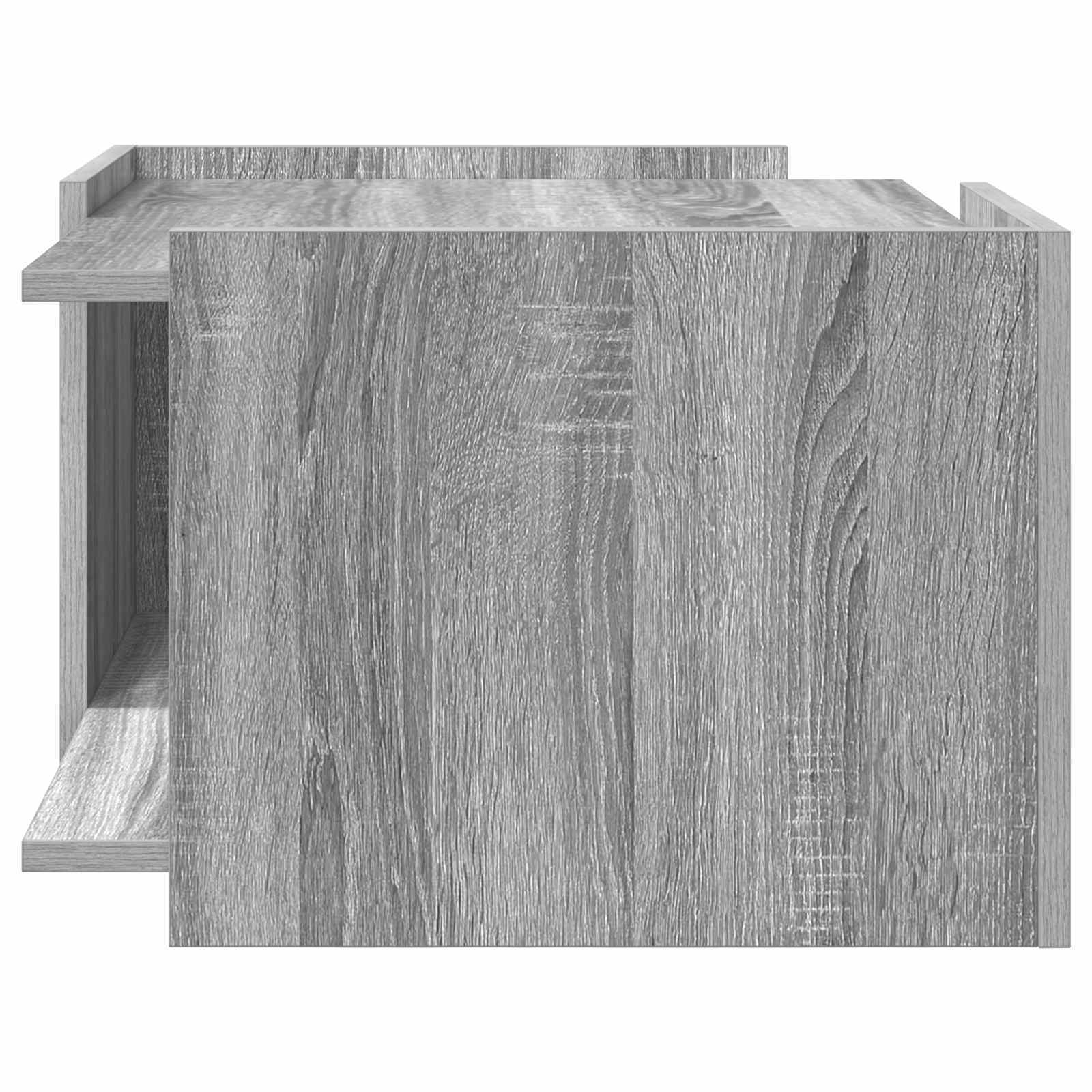 Kava Stol Siva sonoma 50,5 x 50 x 33 cm Konstruirano drvo