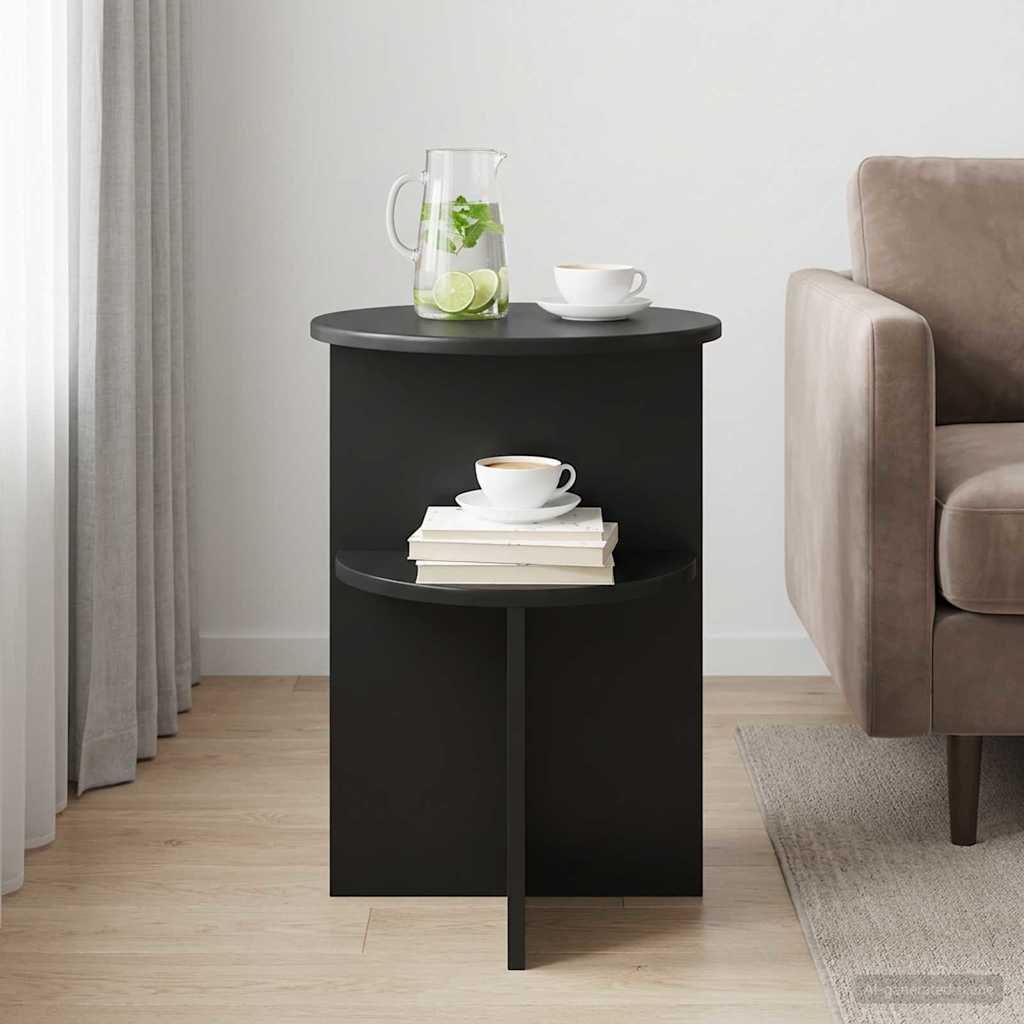 Bocni stol Crni hrast Ø 39,5 x 55 cm Konstruirano drvo
