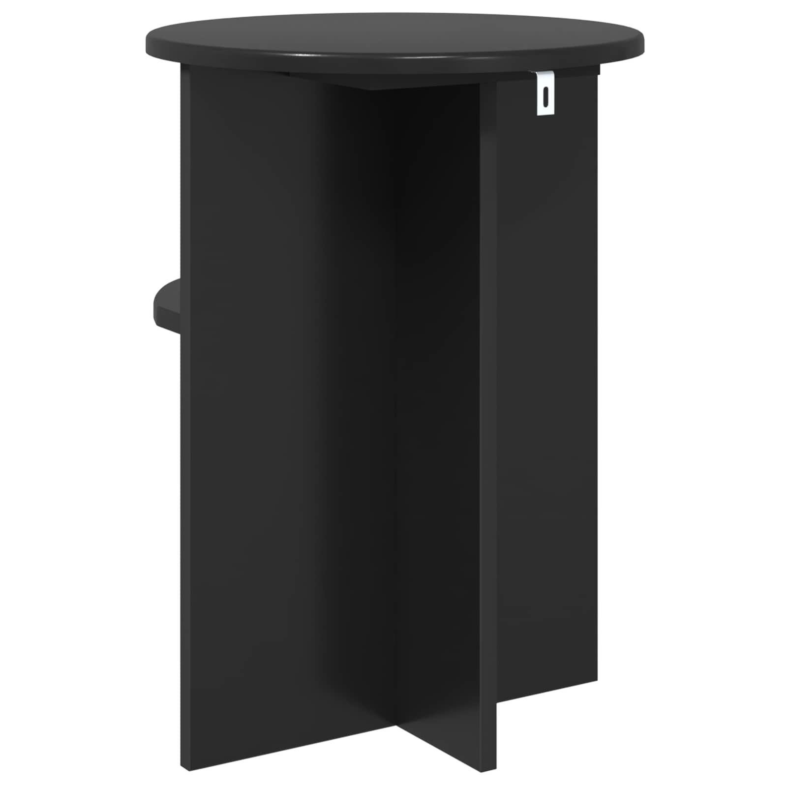 Bocni stol Crni hrast Ø 39,5 x 55 cm Konstruirano drvo