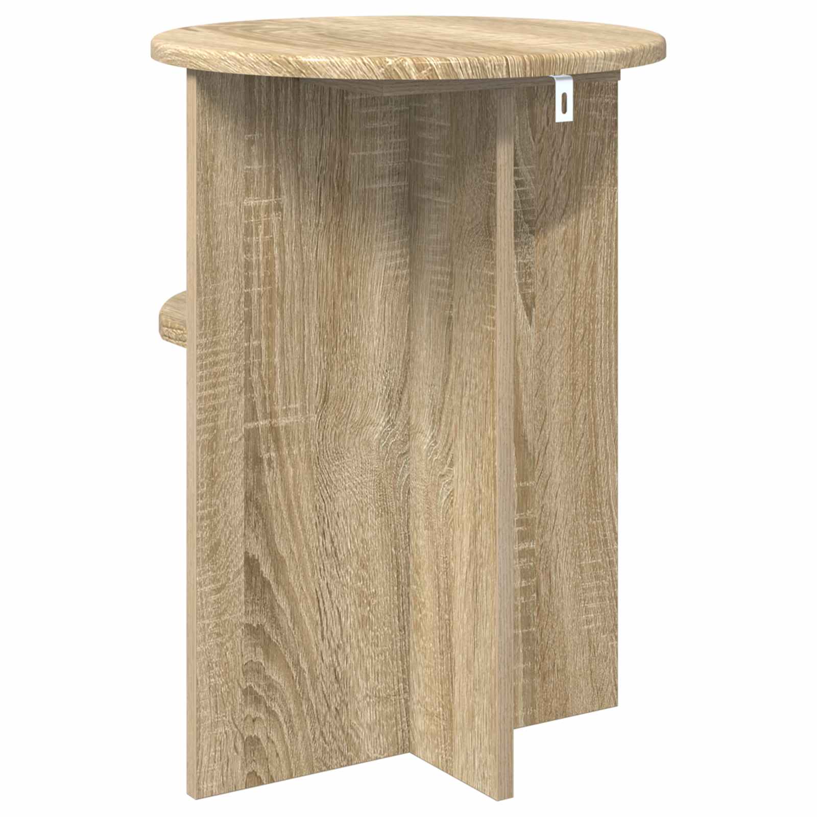 Bocni stol Hrast sonoma Ø 39,5 x 55 cm Konstruirano drvo