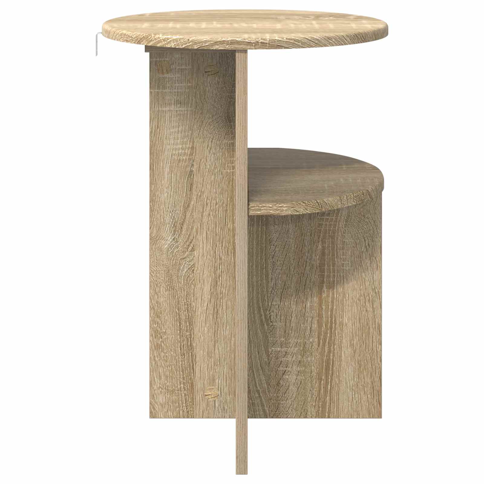 Bocni stol Hrast sonoma Ø 39,5 x 55 cm Konstruirano drvo