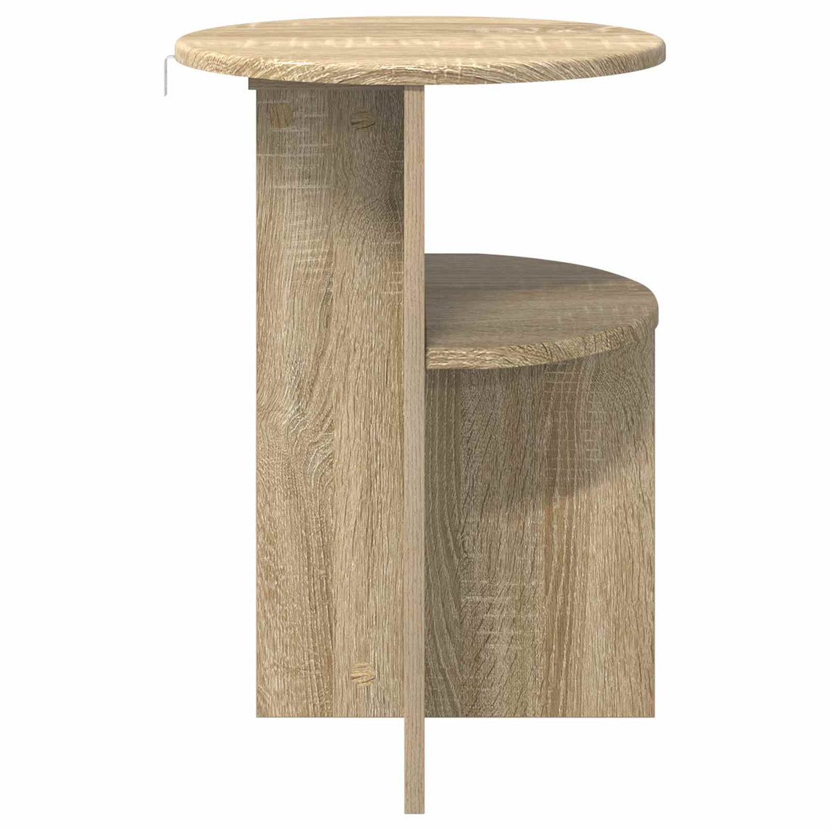 Bocni stol Hrast sonoma Ø 39,5 x 55 cm Konstruirano drvo
