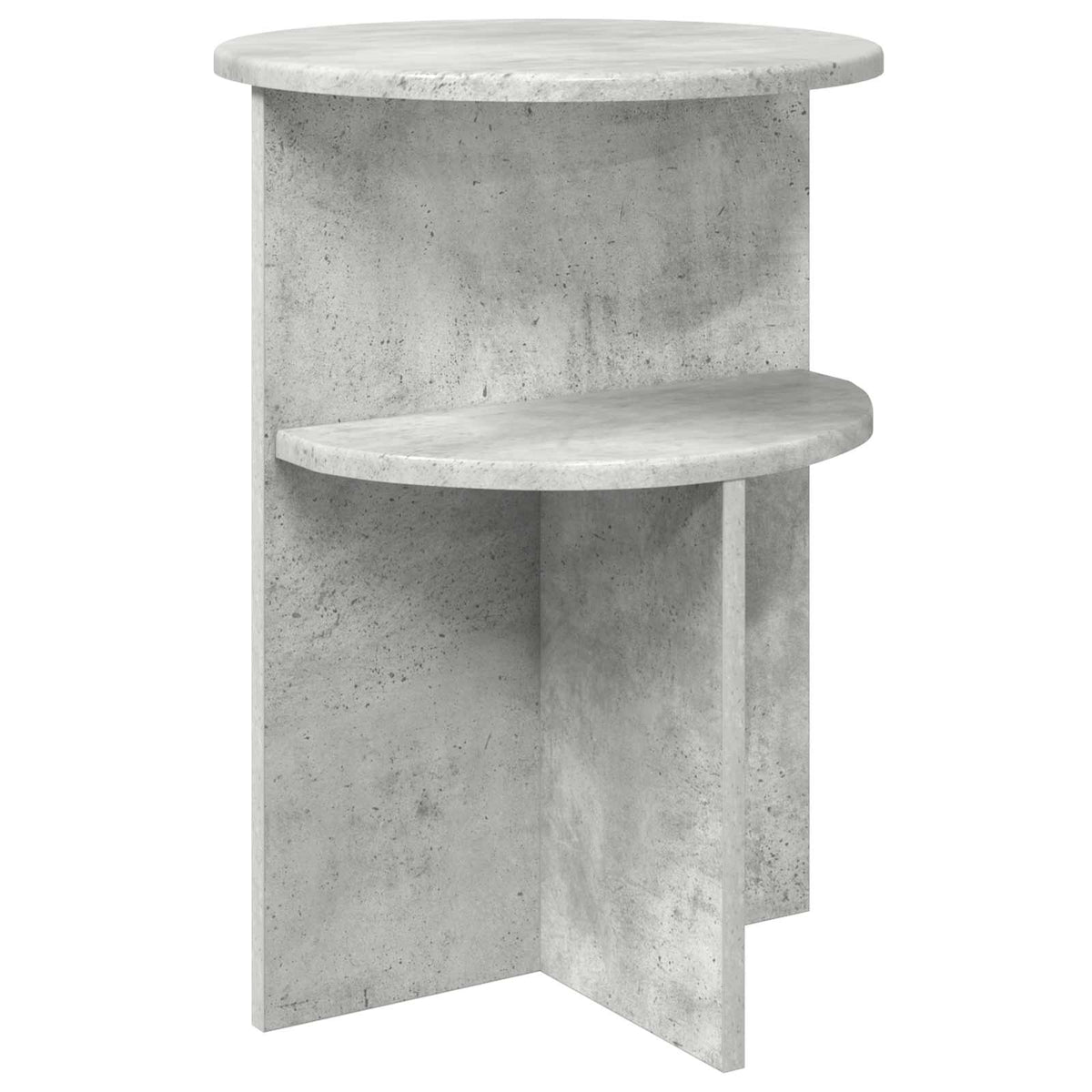Bocni stol Betonska siva Ø 39,5 x 55 cm Konstruirano drvo