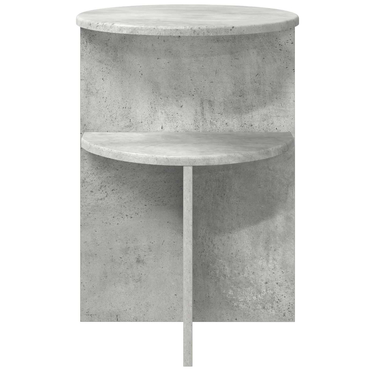 Bocni stol Betonska siva Ø 39,5 x 55 cm Konstruirano drvo