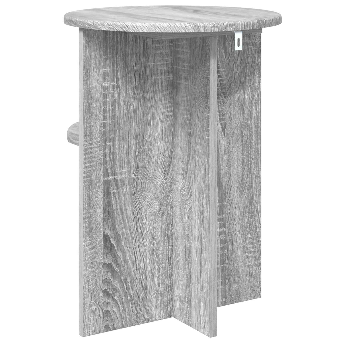 Bocni stol Siva sonoma Ø 39,5 x 55 cm Konstruirano drvo