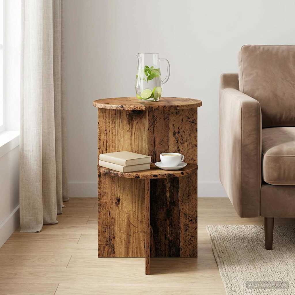 Bocni stol Staro drvo Ø 39,5 x 55 cm Konstruirano drvo