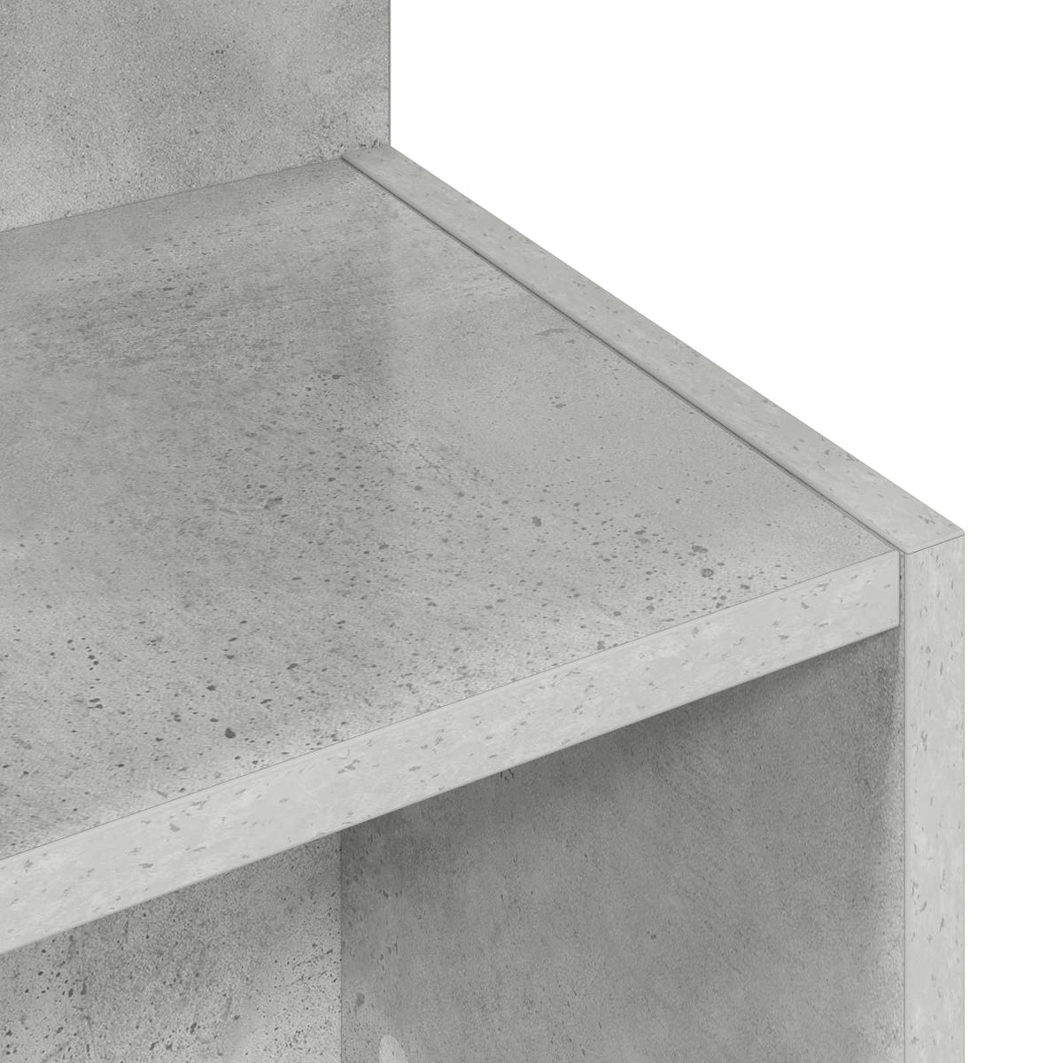 Bocni stol Betonska siva Ø 39,5 x 55 cm Konstruirano drvo
