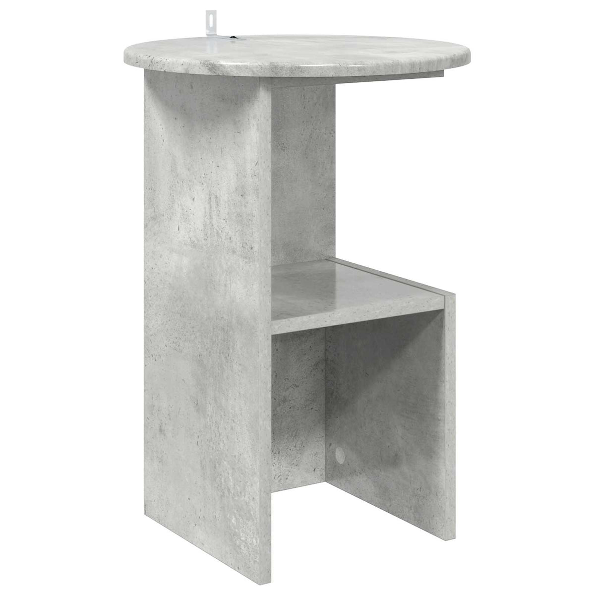 Bocni stol Betonska siva Ø 39,5 x 55 cm Konstruirano drvo