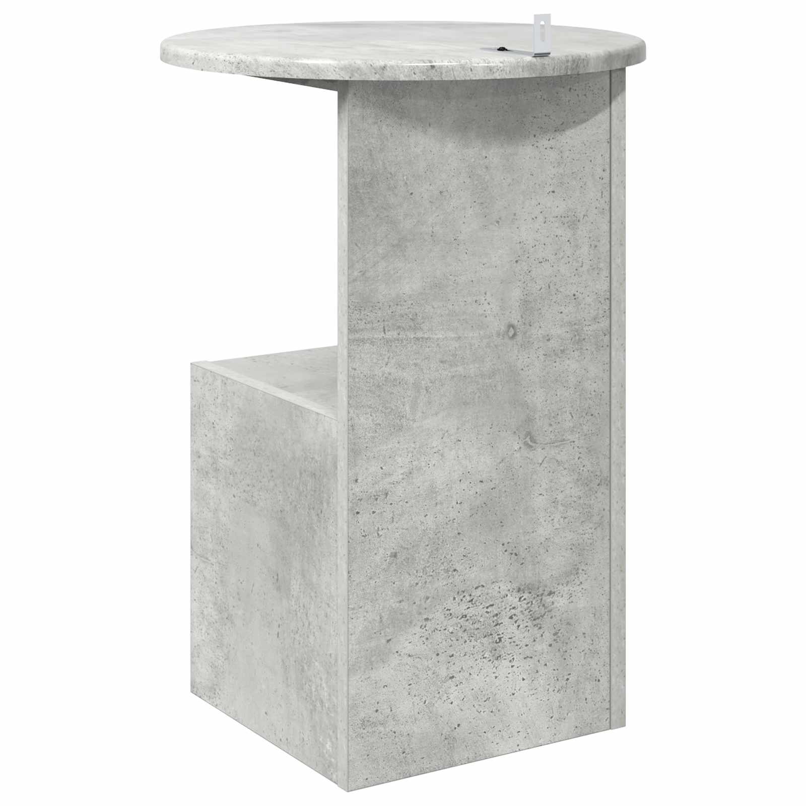 Bocni stol Betonska siva Ø 39,5 x 55 cm Konstruirano drvo