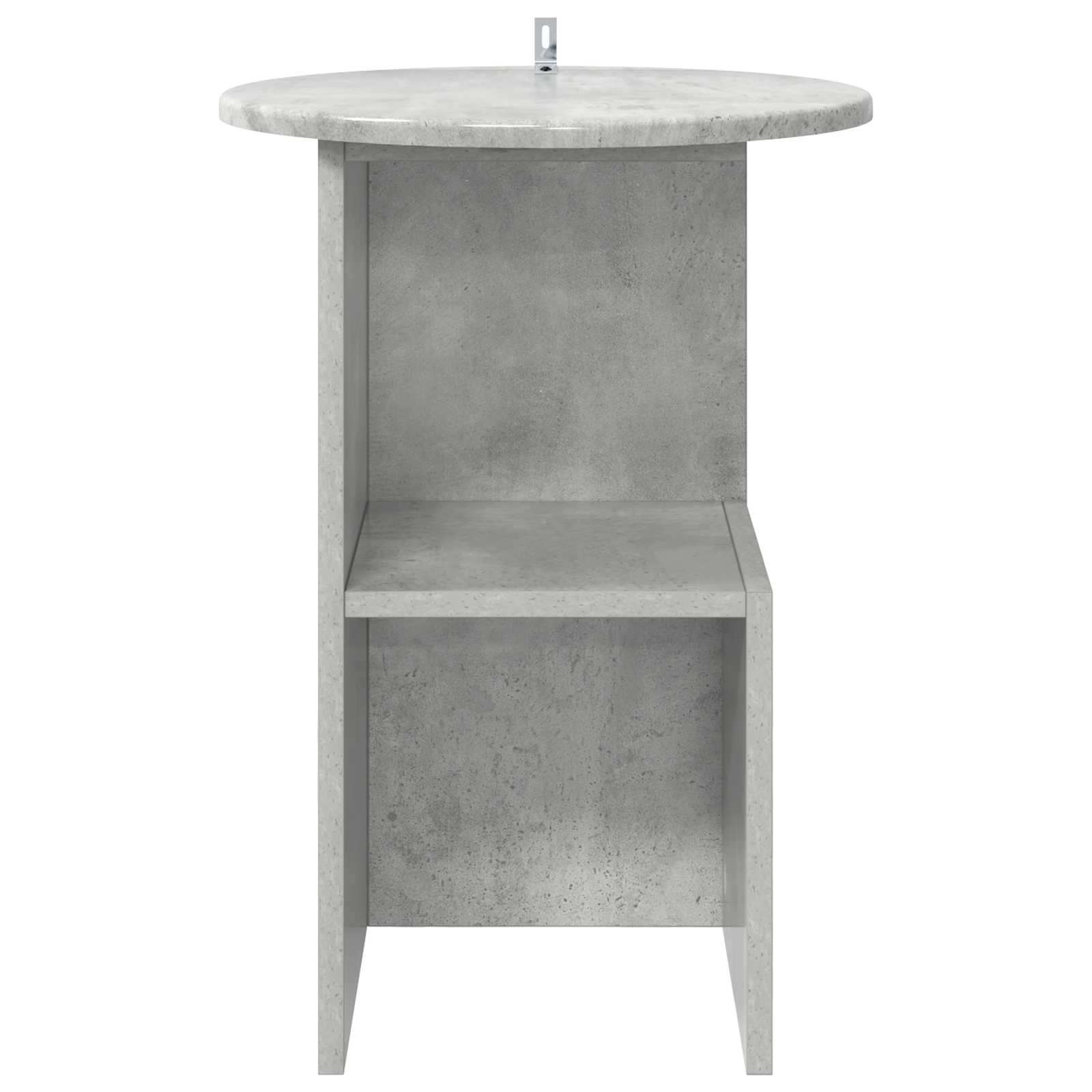 Bocni stol Betonska siva Ø 39,5 x 55 cm Konstruirano drvo