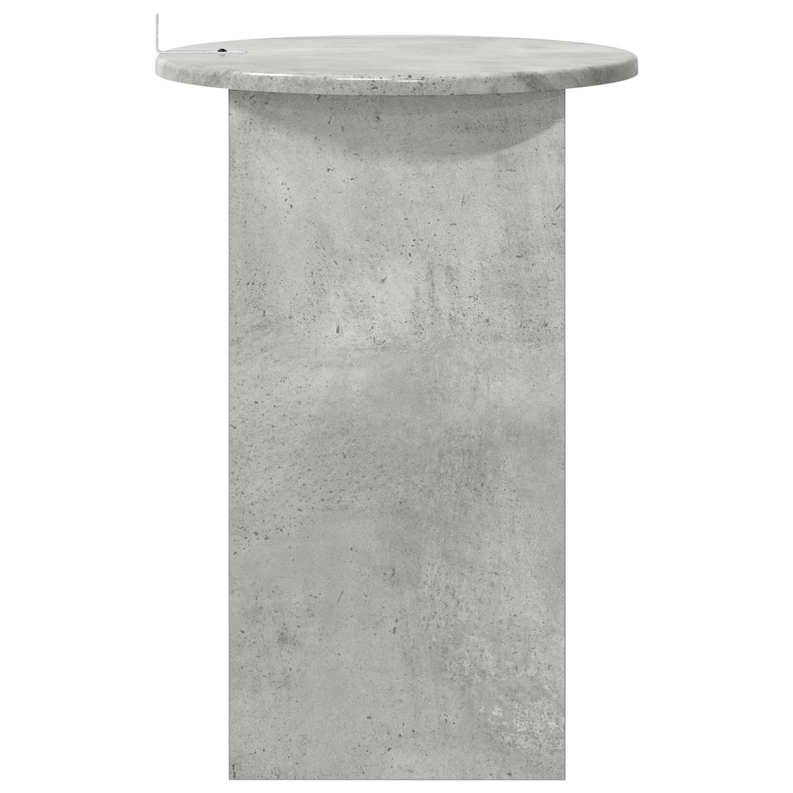 Bocni stol Betonska siva Ø 39,5 x 55 cm Konstruirano drvo