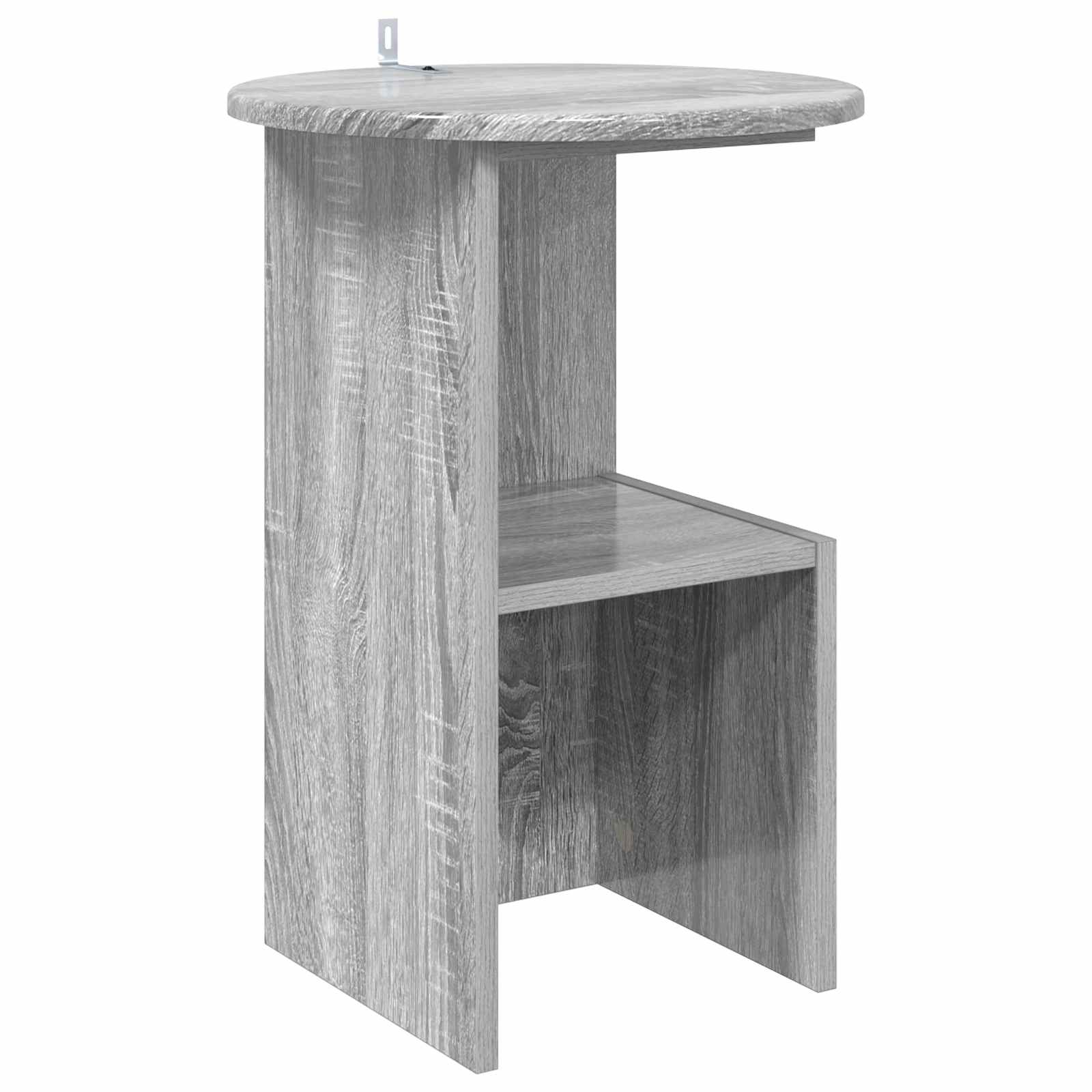 Bocni stol Siva sonoma Ø 39,5 x 55 cm Konstruirano drvo