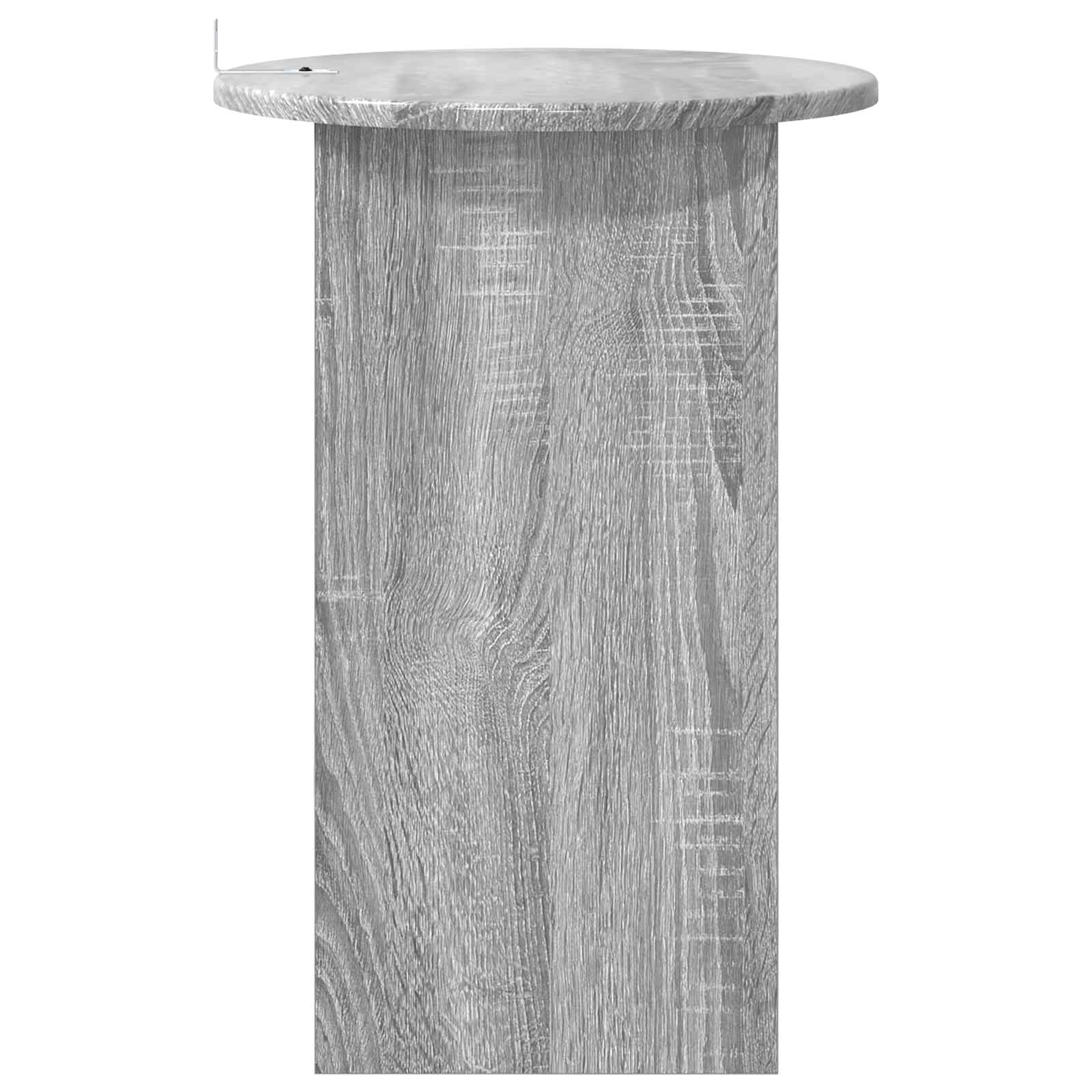 Bocni stol Siva sonoma Ø 39,5 x 55 cm Konstruirano drvo