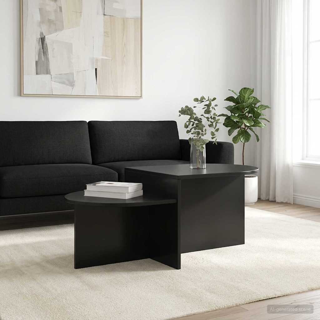 Kava Stol Crni hrast 100 x 50 x 40 cm Konstruirano drvo