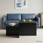 Kava Stol Crni hrast 100 x 50 x 40 cm Konstruirano drvo