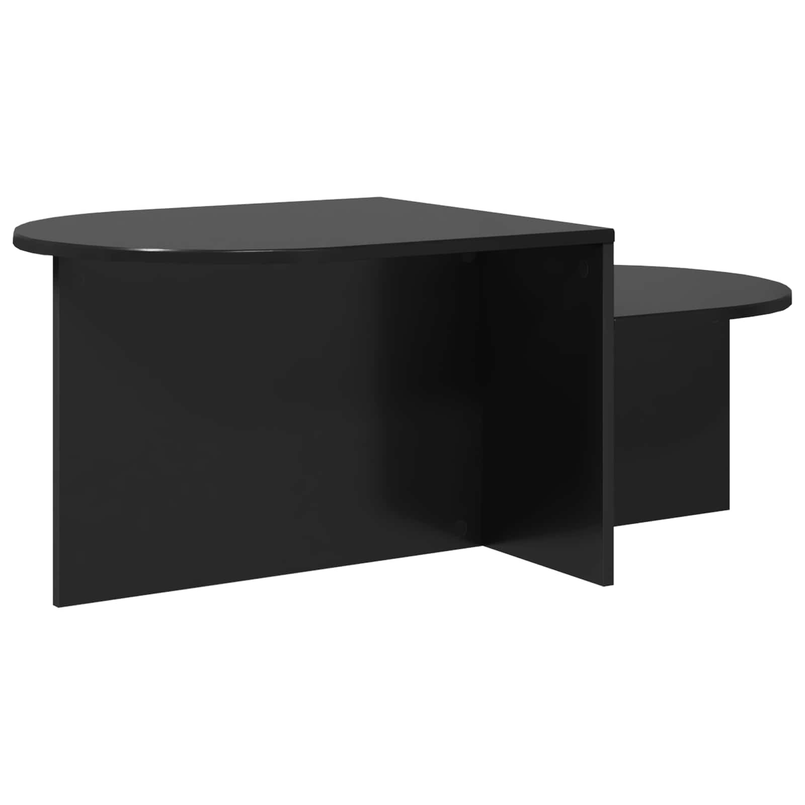 Kava Stol Crni hrast 100 x 50 x 40 cm Konstruirano drvo