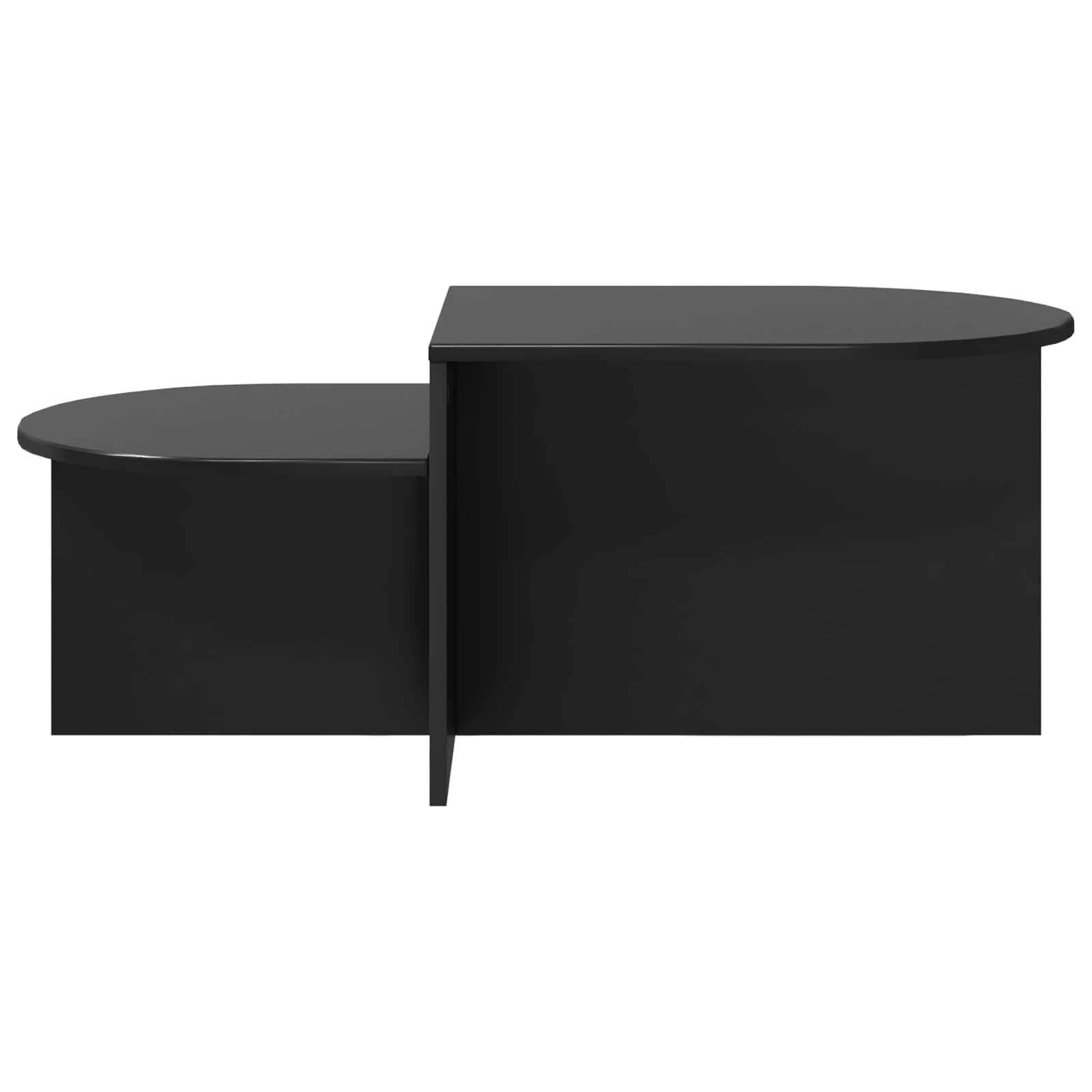 Kava Stol Crni hrast 100 x 50 x 40 cm Konstruirano drvo
