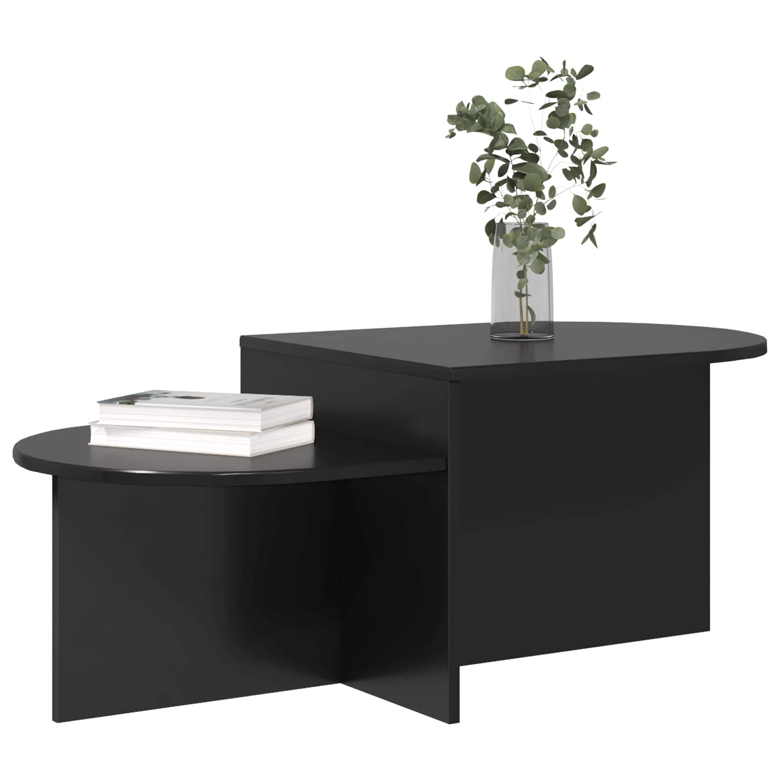 Kava Stol Crni hrast 100 x 50 x 40 cm Konstruirano drvo