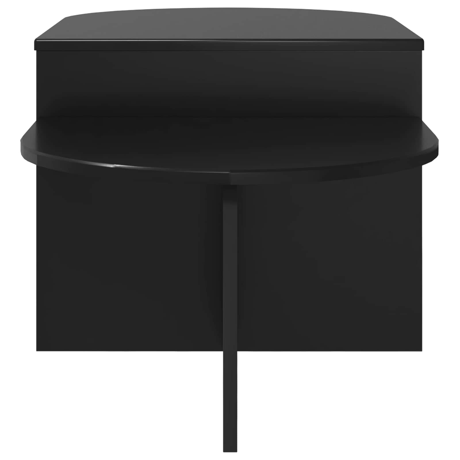 Kava Stol Crni hrast 100 x 50 x 40 cm Konstruirano drvo