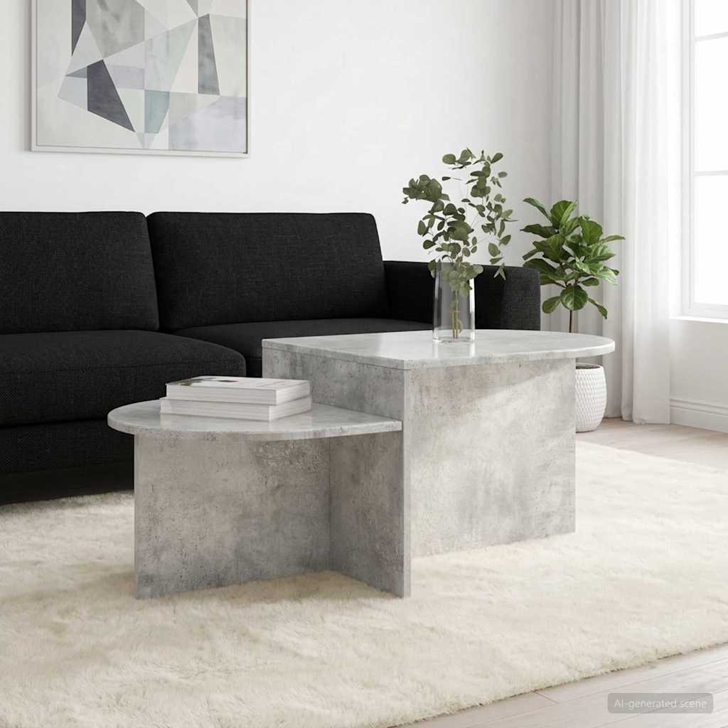 Kava Stol Betonska siva 100 x 50 x 40 cm Konstruirano drvo