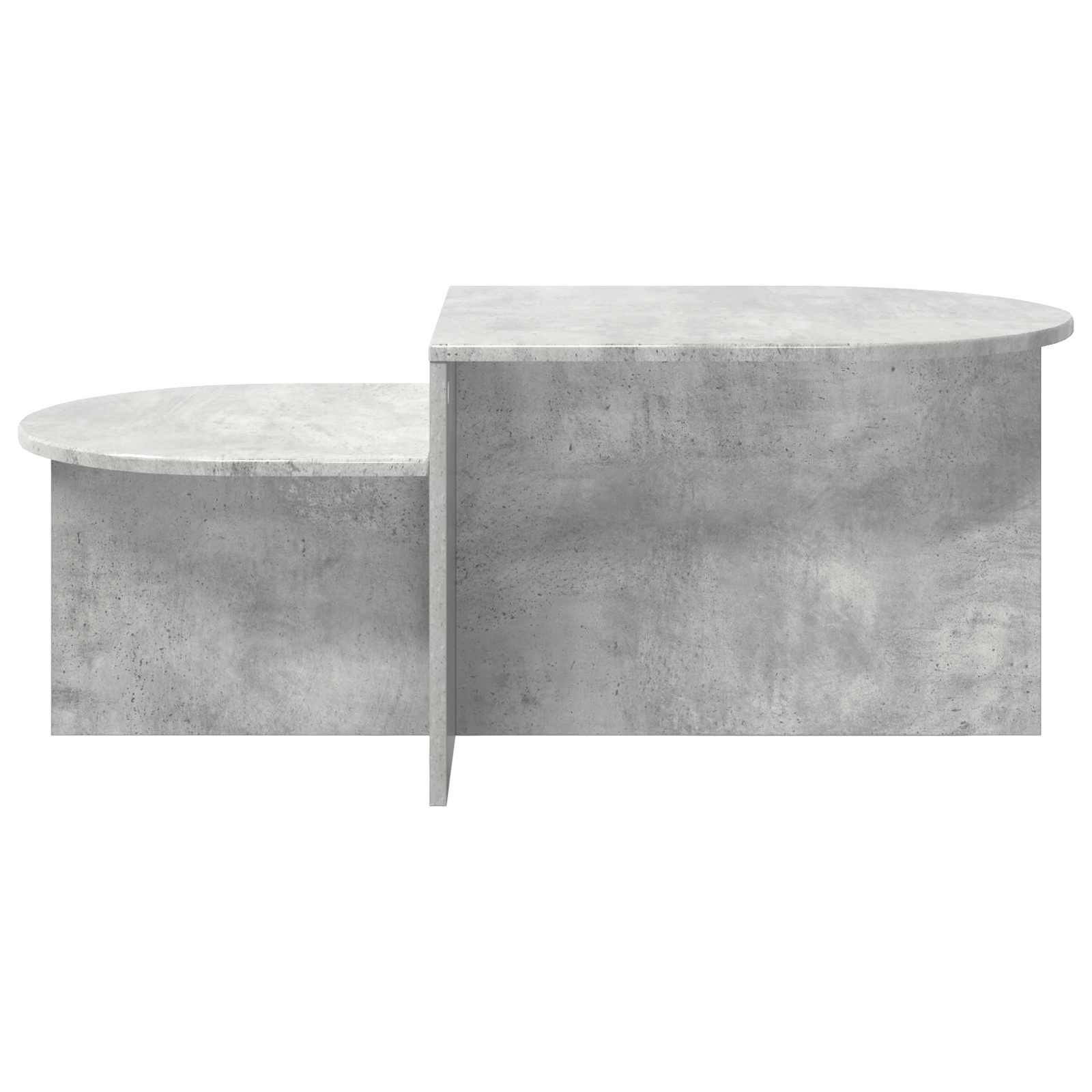 Kava Stol Betonska siva 100 x 50 x 40 cm Konstruirano drvo