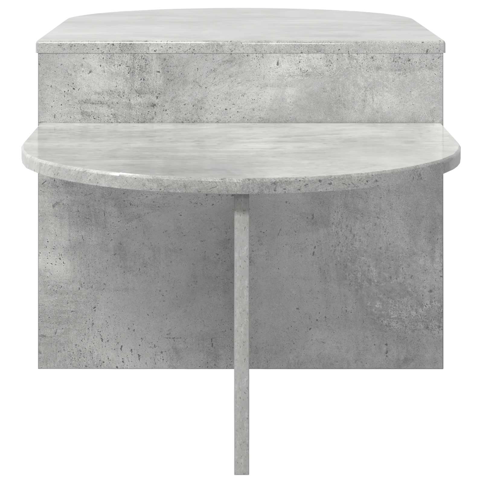Kava Stol Betonska siva 100 x 50 x 40 cm Konstruirano drvo