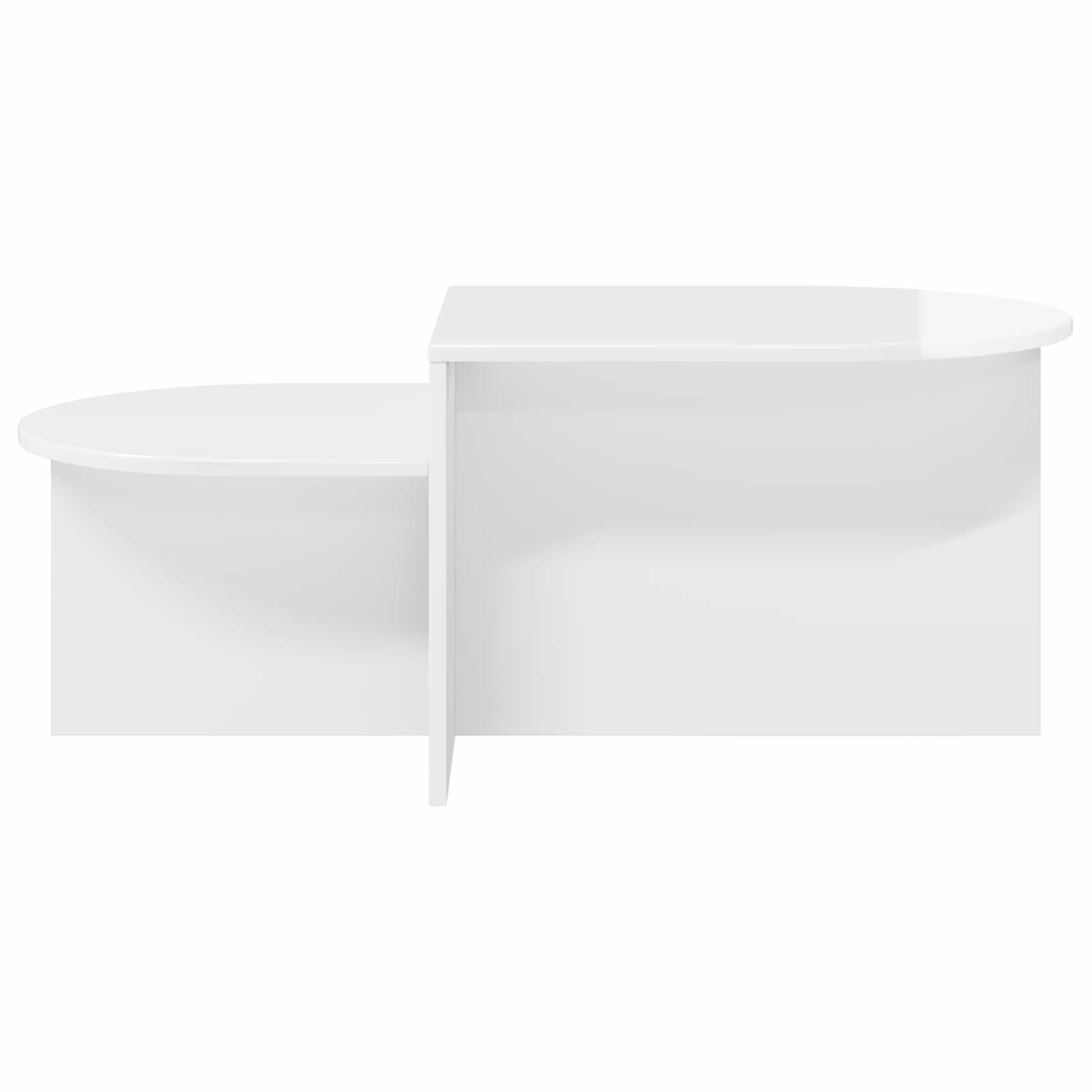 Kava Stol Bijela visokog sjaja 100 x 50 x 40 cm