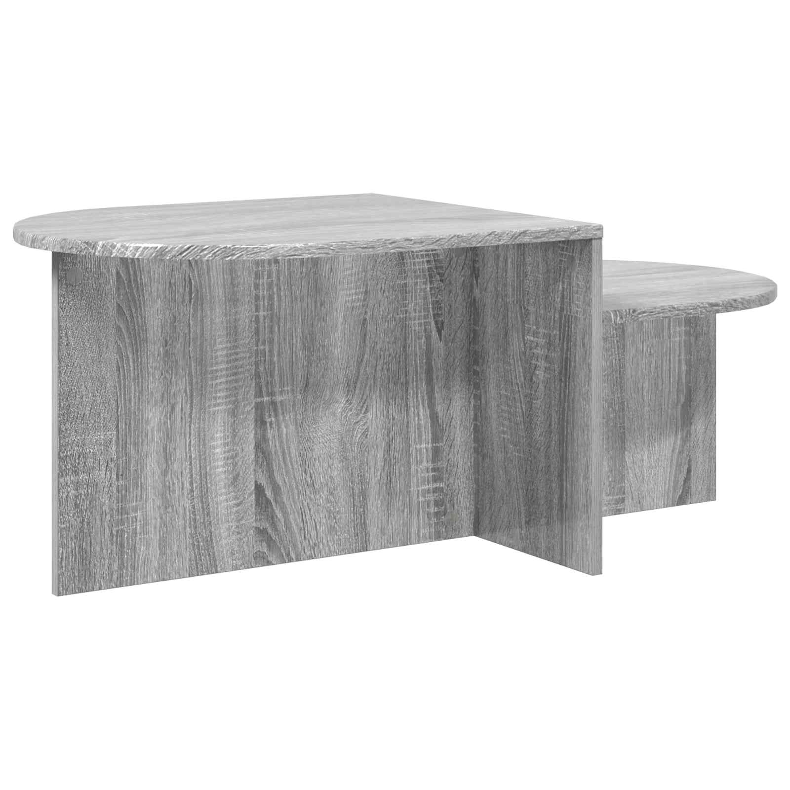 Kava Stol Siva sonoma 100 x 50 x 40 cm Konstruirano drvo